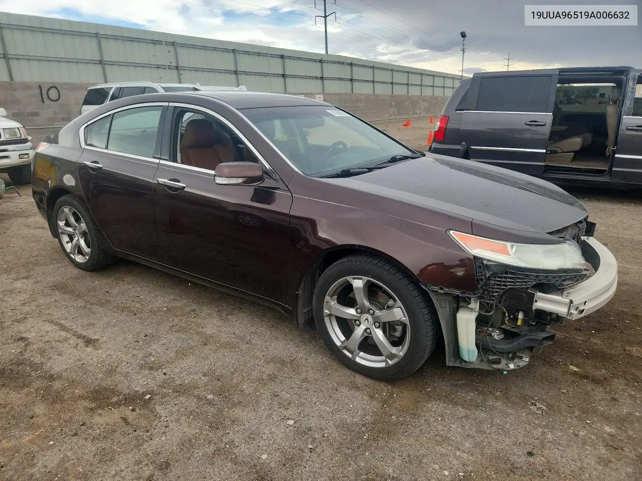 2009 Acura Tl VIN: 19UUA96519A006632 Lot: 61598576
