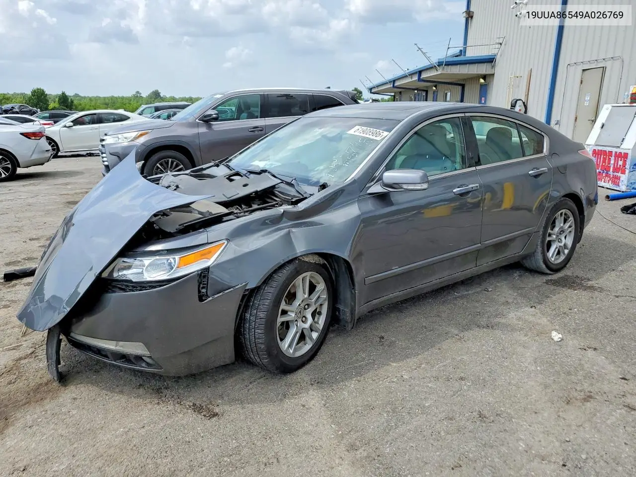 2009 Acura Tl VIN: 19UUA86549A026769 Lot: 61908986