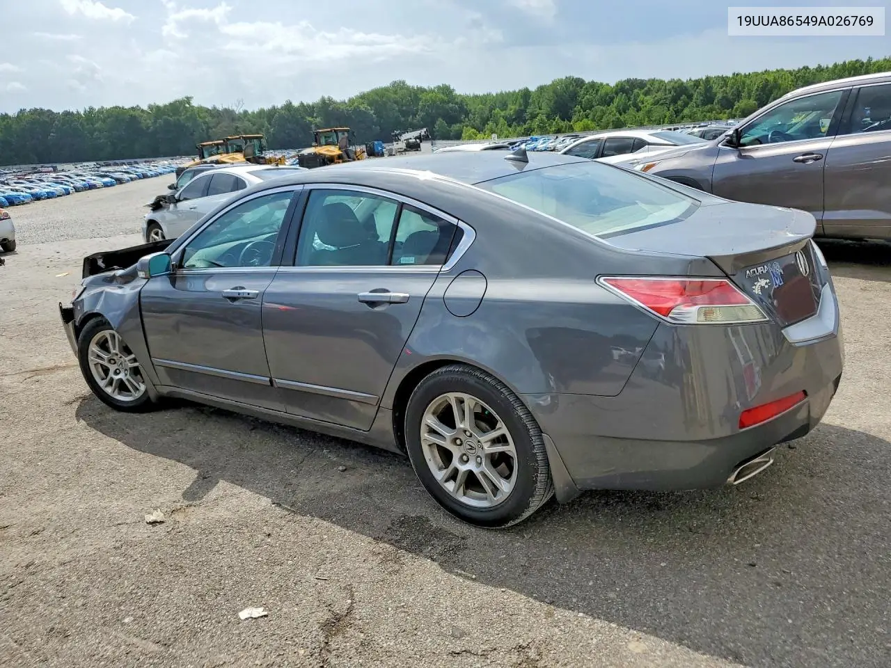2009 Acura Tl VIN: 19UUA86549A026769 Lot: 61908986