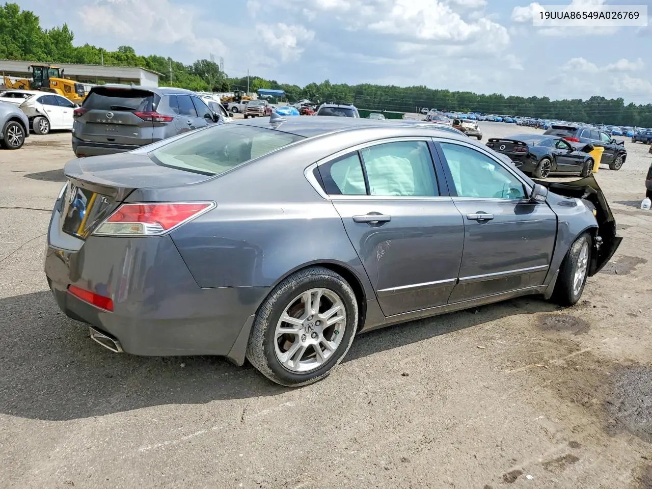 2009 Acura Tl VIN: 19UUA86549A026769 Lot: 61908986