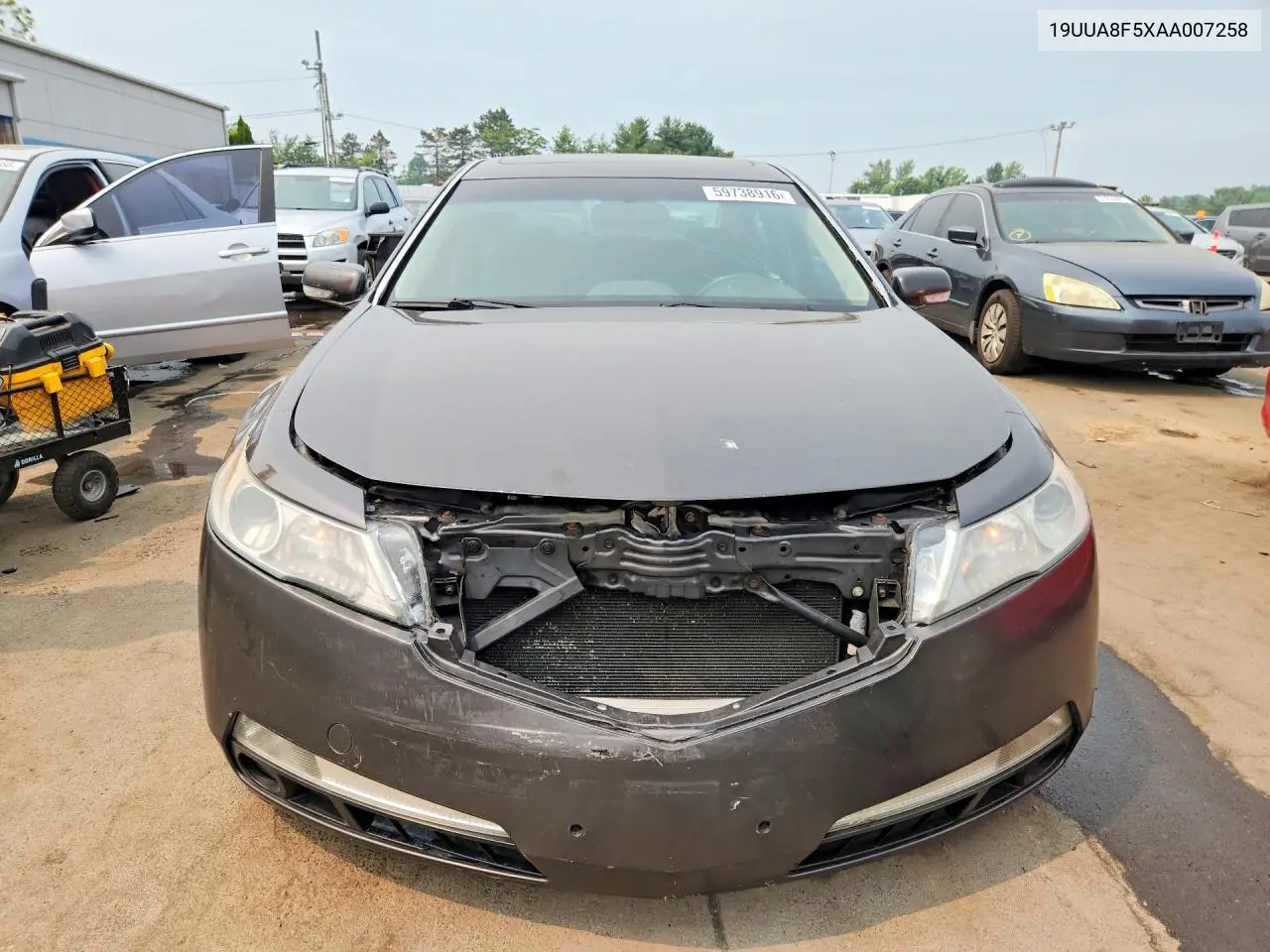 2010 Acura Tl VIN: 19UUA8F5XAA007258 Lot: 59738916