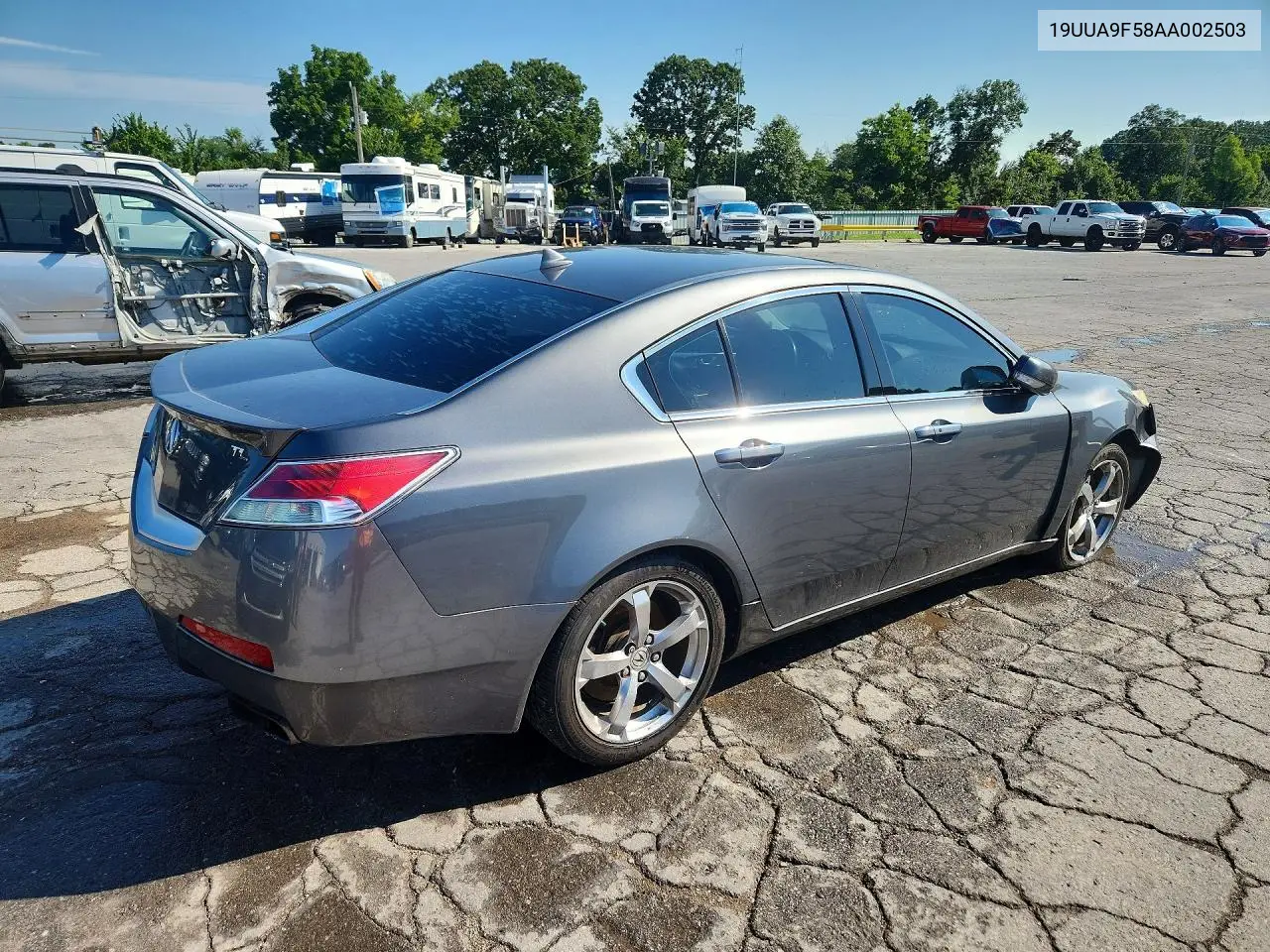 2010 Acura Tl VIN: 19UUA9F58AA002503 Lot: 59845266