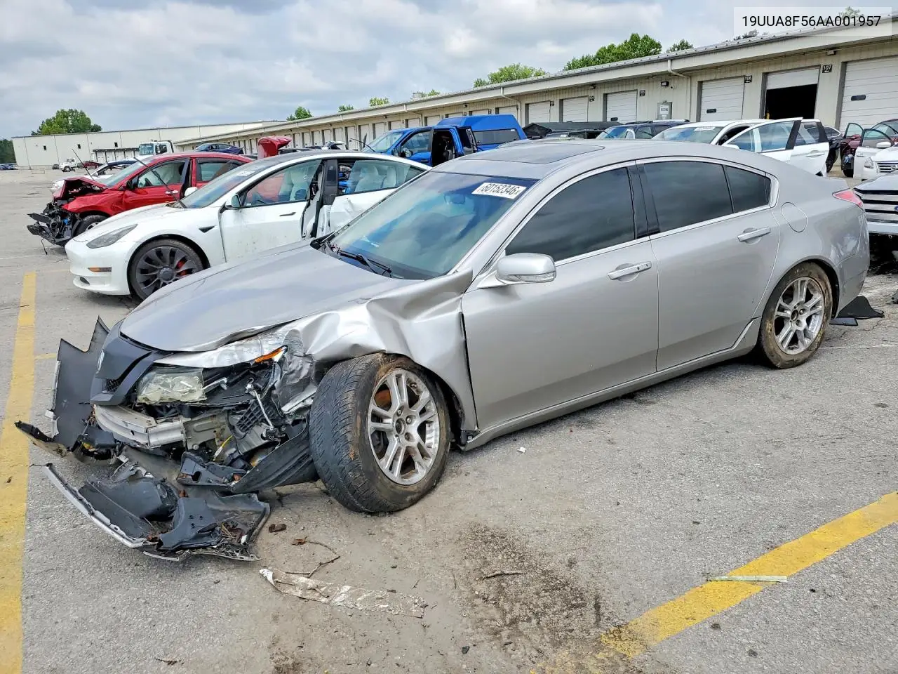 2010 Acura Tl VIN: 19UUA8F56AA001957 Lot: 60152346