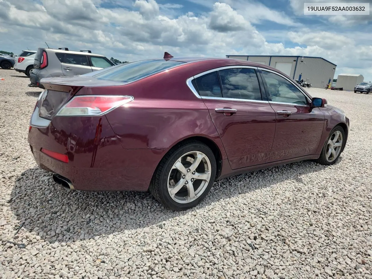 2010 Acura Tl VIN: 19UUA9F52AA003632 Lot: 60266796