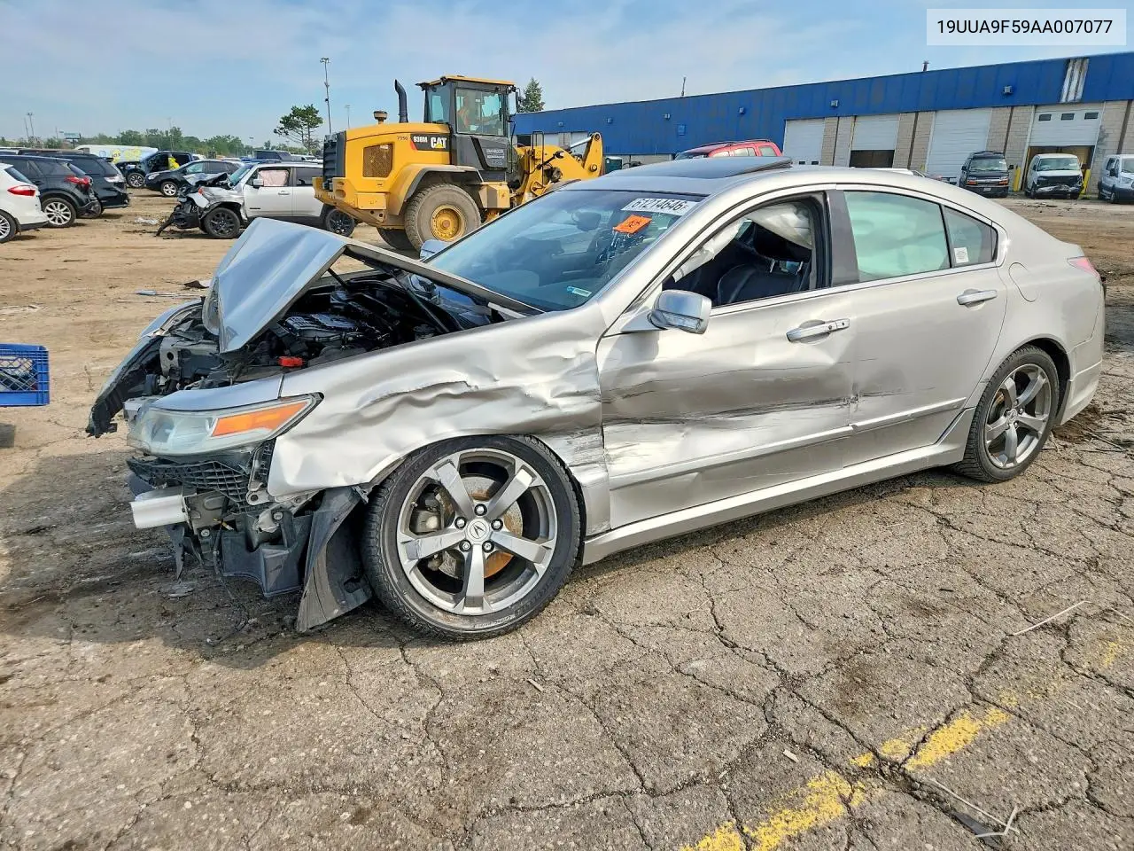 2010 Acura Tl VIN: 19UUA9F59AA007077 Lot: 61214646