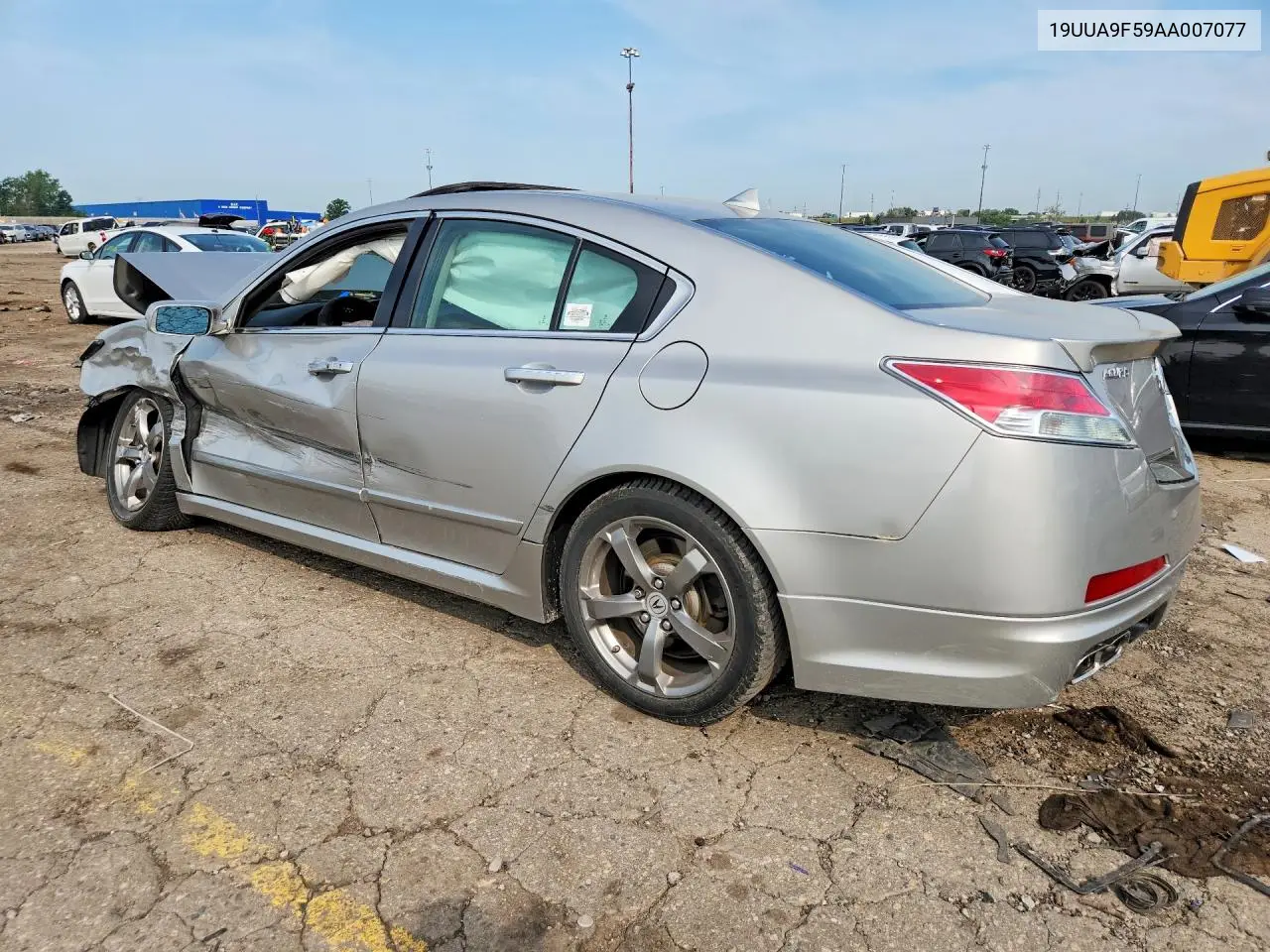 2010 Acura Tl VIN: 19UUA9F59AA007077 Lot: 61214646