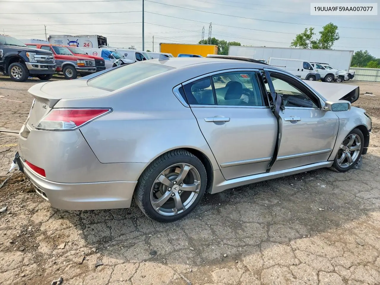 2010 Acura Tl VIN: 19UUA9F59AA007077 Lot: 61214646