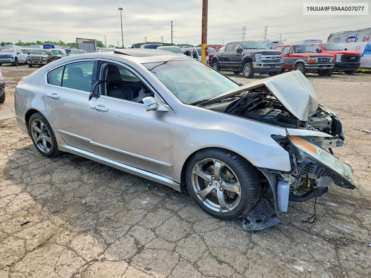 2010 Acura Tl VIN: 19UUA9F59AA007077 Lot: 61214646