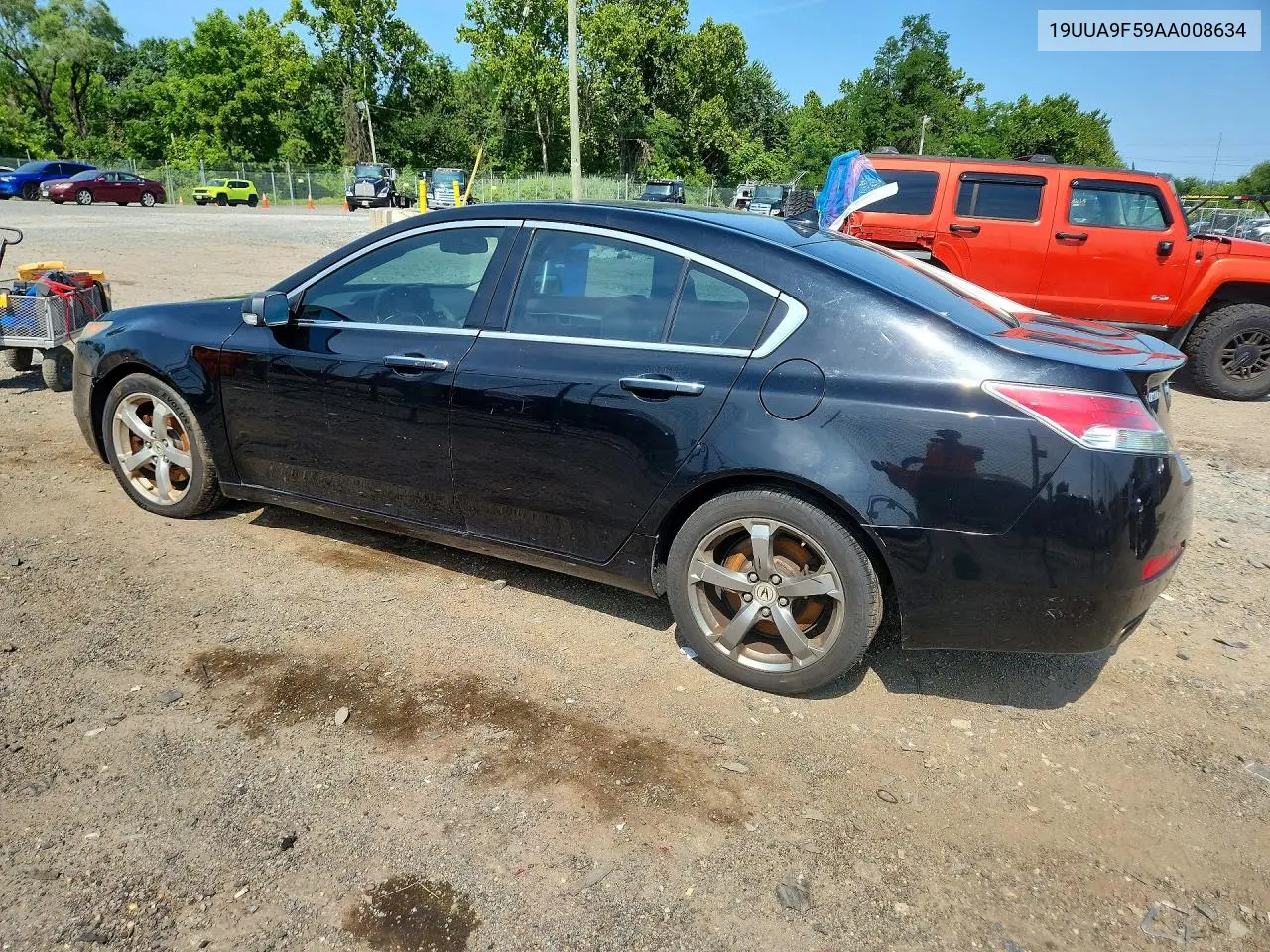 2010 Acura Tl VIN: 19UUA9F59AA008634 Lot: 61228826