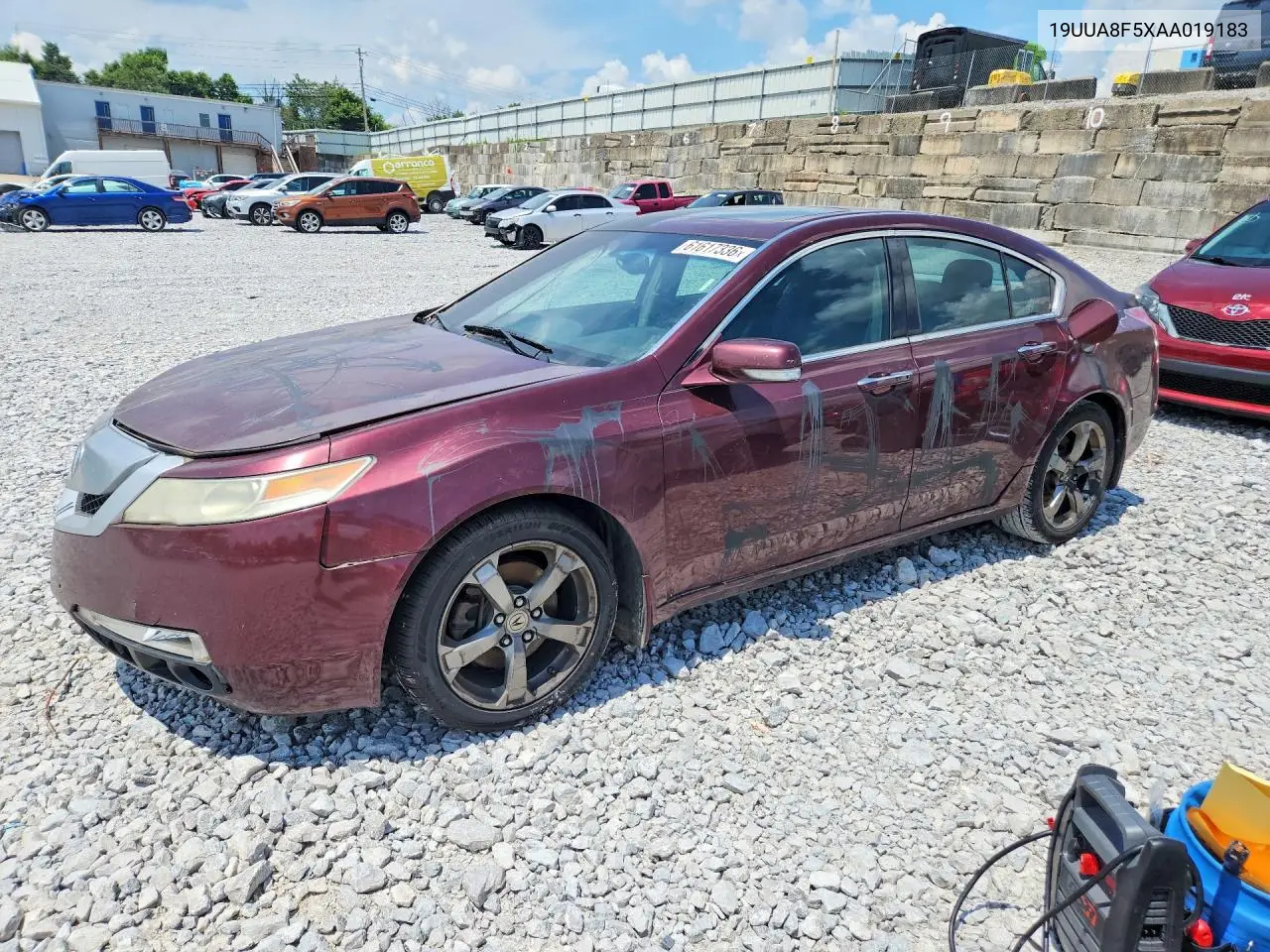 2010 Acura Tl VIN: 19UUA8F5XAA019183 Lot: 61617336