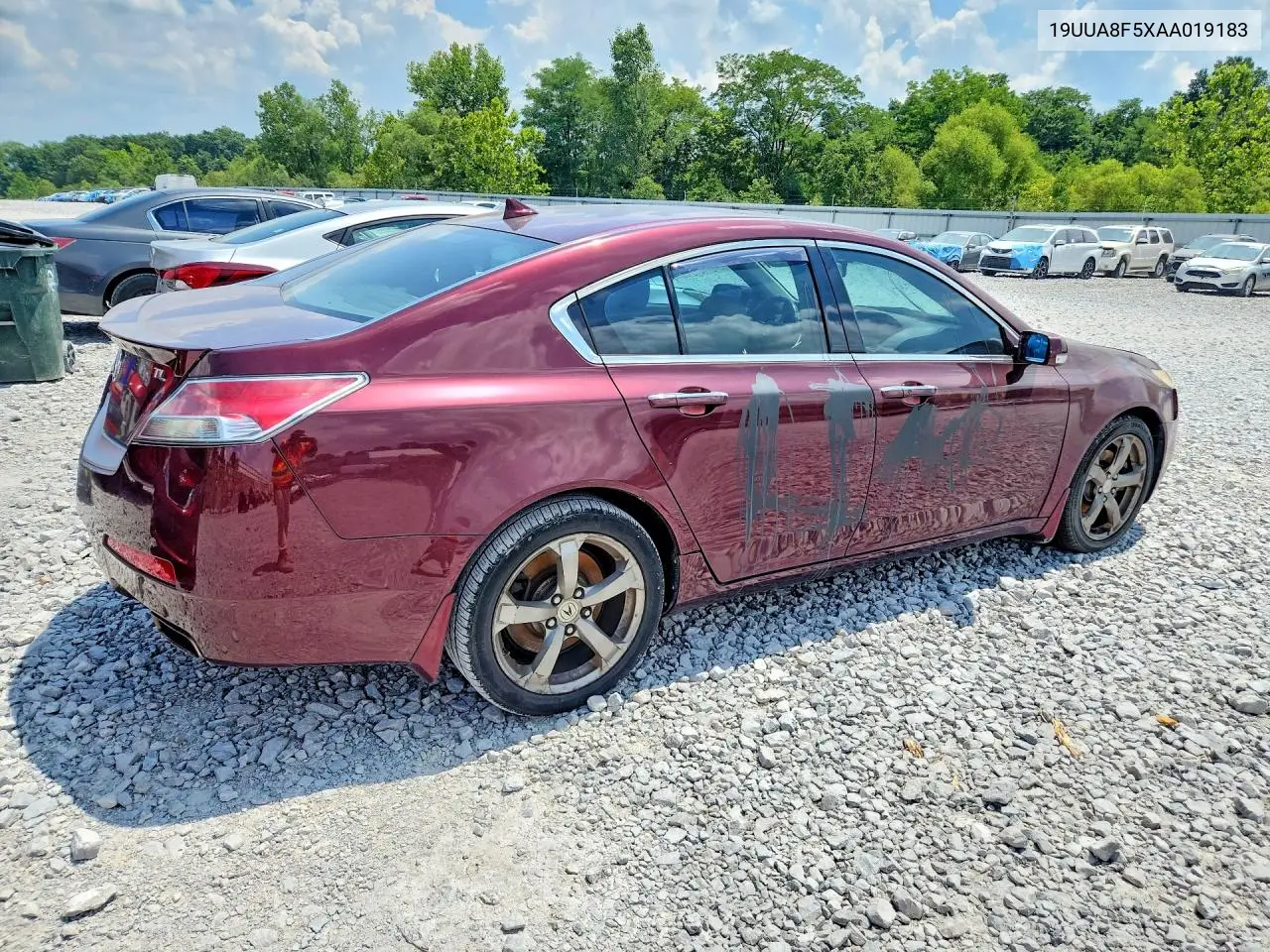 2010 Acura Tl VIN: 19UUA8F5XAA019183 Lot: 61617336