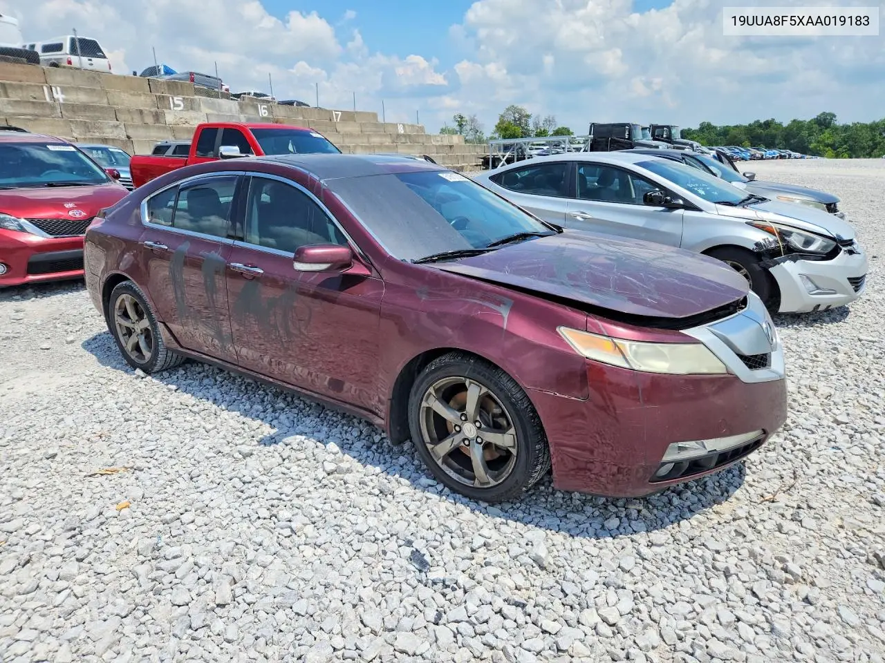 2010 Acura Tl VIN: 19UUA8F5XAA019183 Lot: 61617336