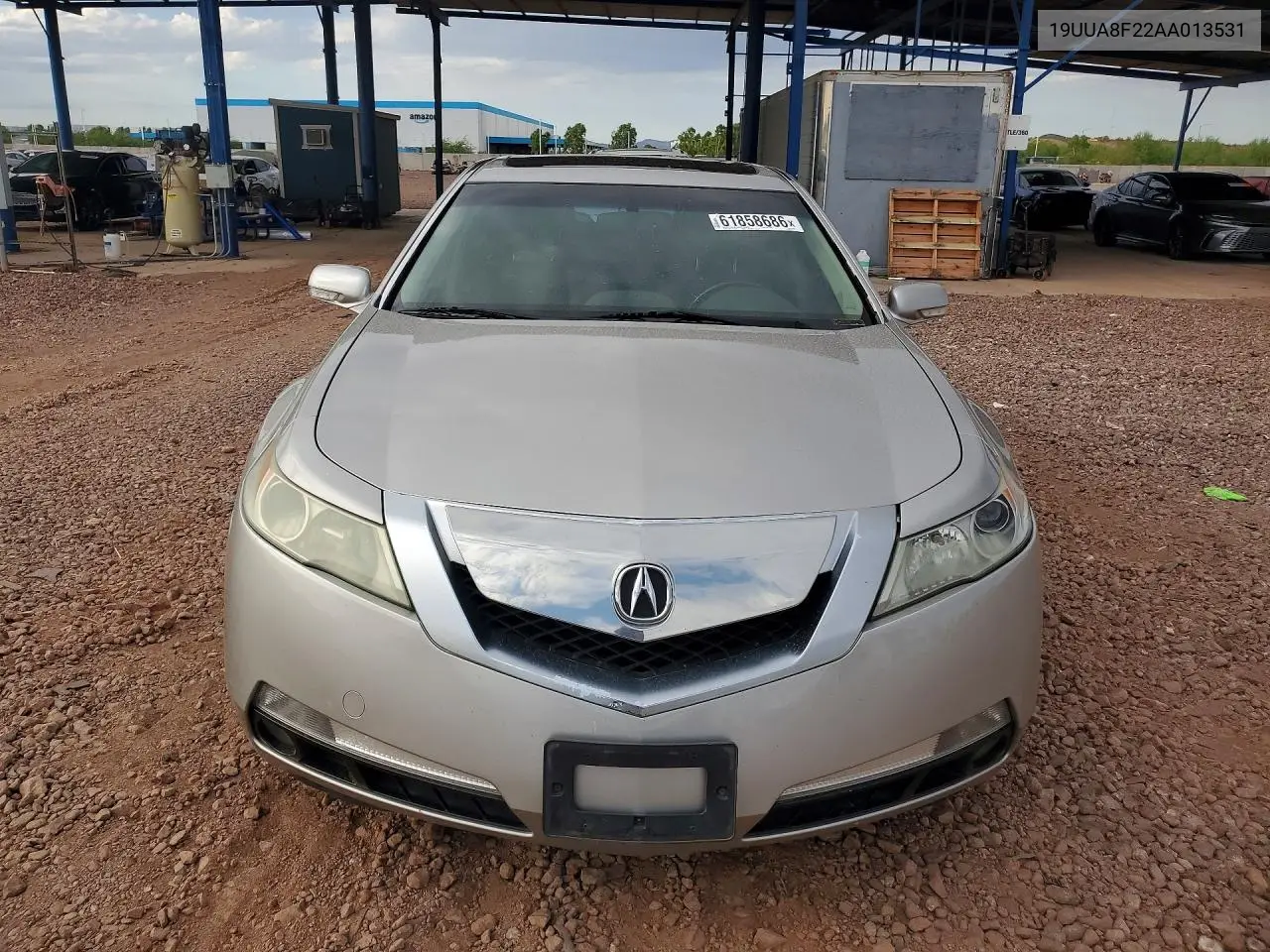 2010 Acura Tl VIN: 19UUA8F22AA013531 Lot: 61858686