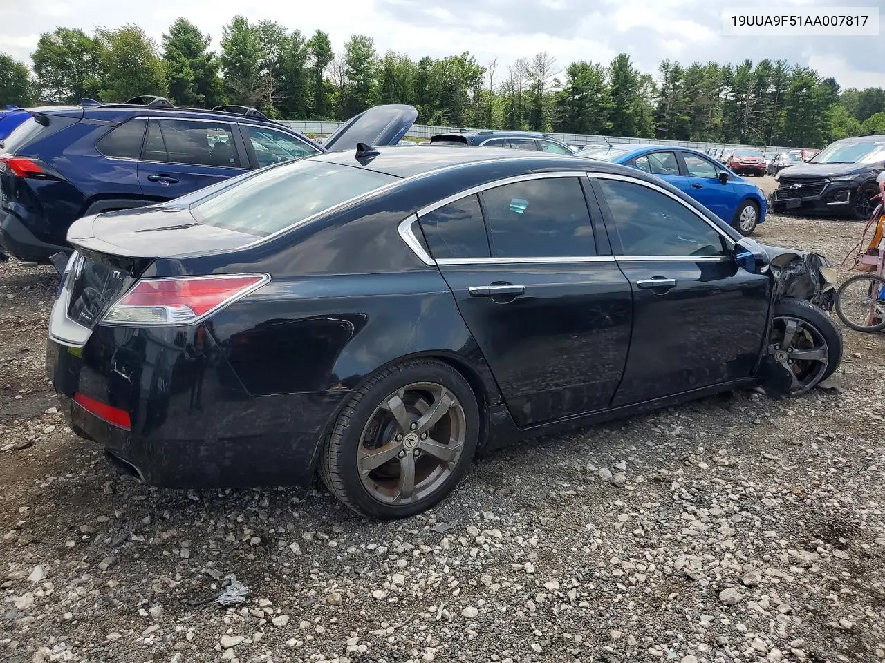 2010 Acura Tl VIN: 19UUA9F51AA007817 Lot: 62061746