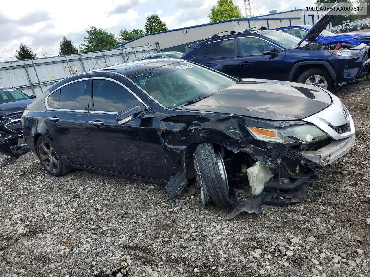 2010 Acura Tl VIN: 19UUA9F51AA007817 Lot: 62061746