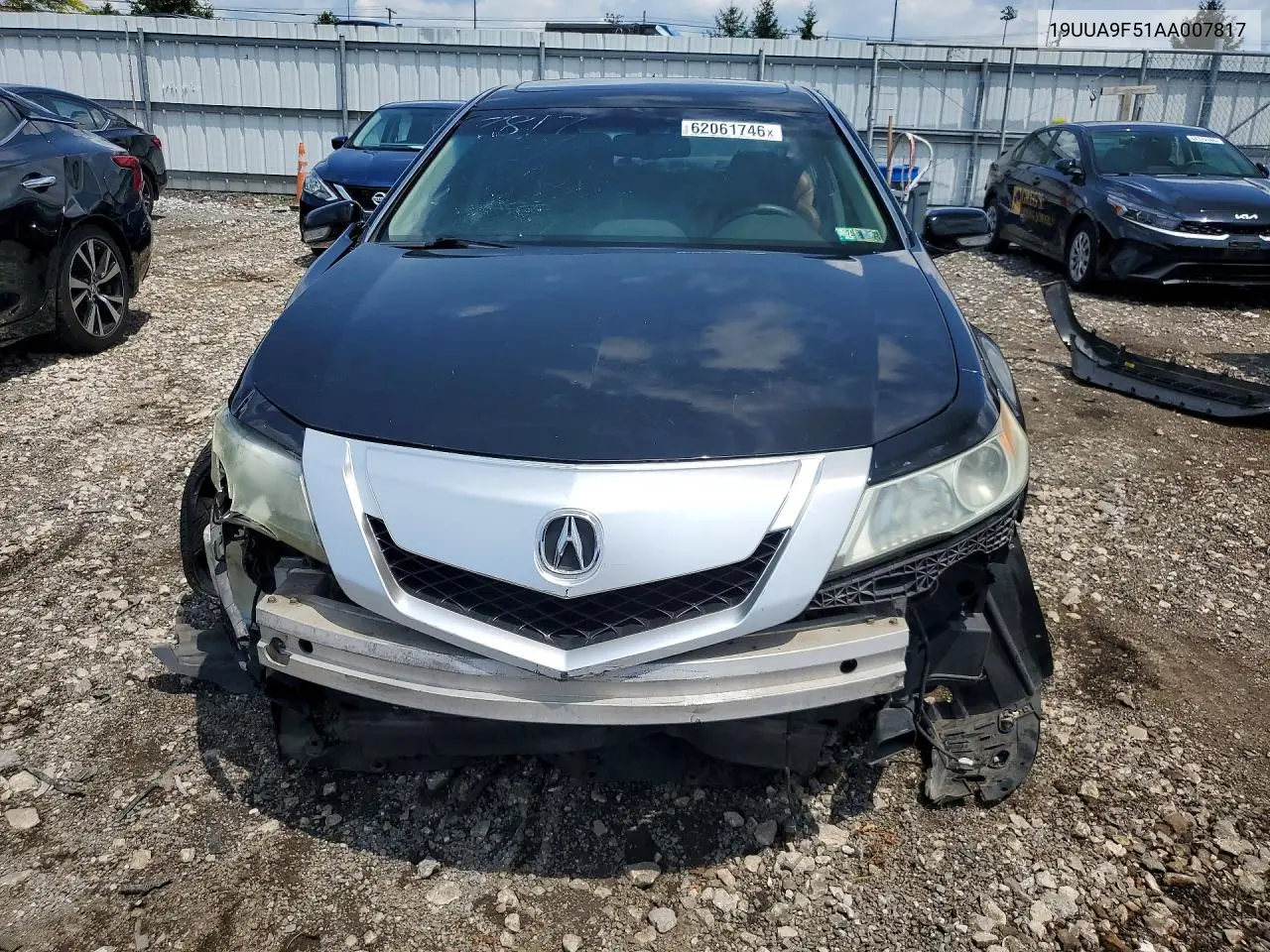 2010 Acura Tl VIN: 19UUA9F51AA007817 Lot: 62061746