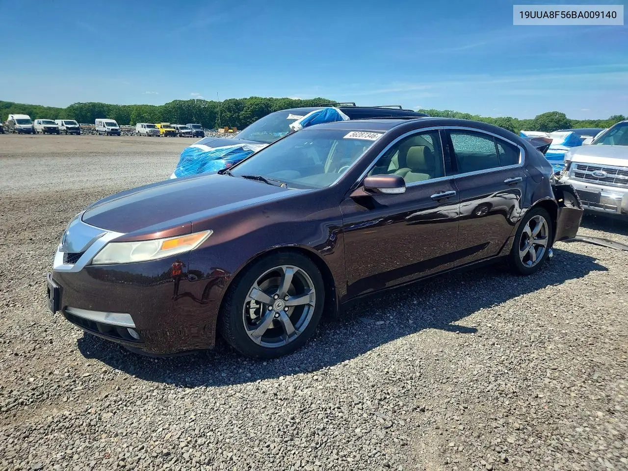 2011 Acura Tl VIN: 19UUA8F56BA009140 Lot: 56287346