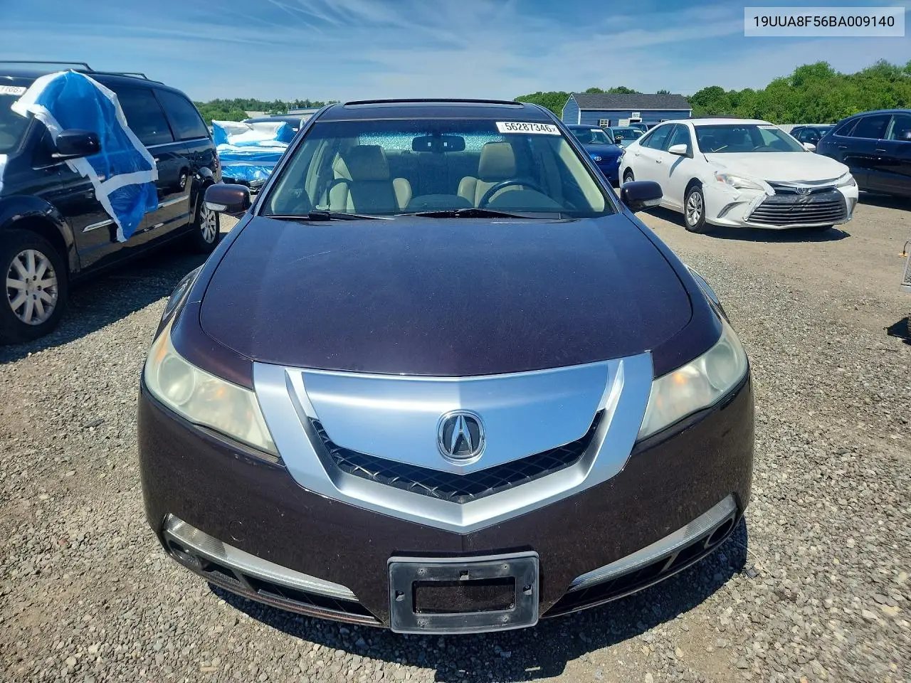 2011 Acura Tl VIN: 19UUA8F56BA009140 Lot: 56287346