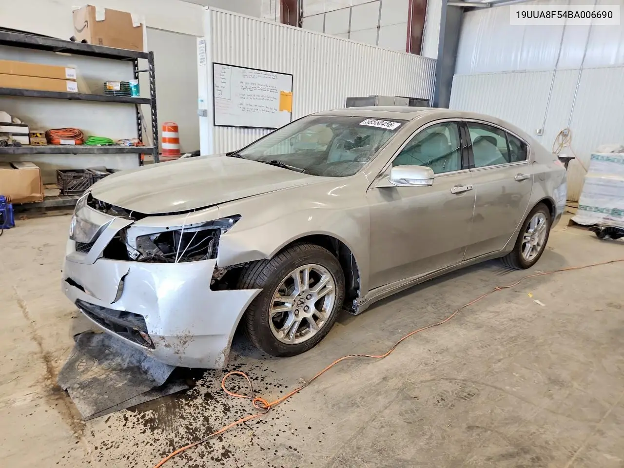 2011 Acura Tl VIN: 19UUA8F54BA006690 Lot: 58558456