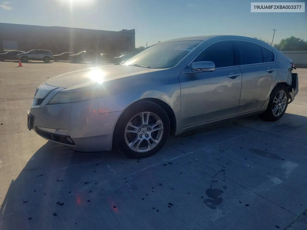 2011 Acura Tl VIN: 19UUA8F2XBA003377 Lot: 59861086