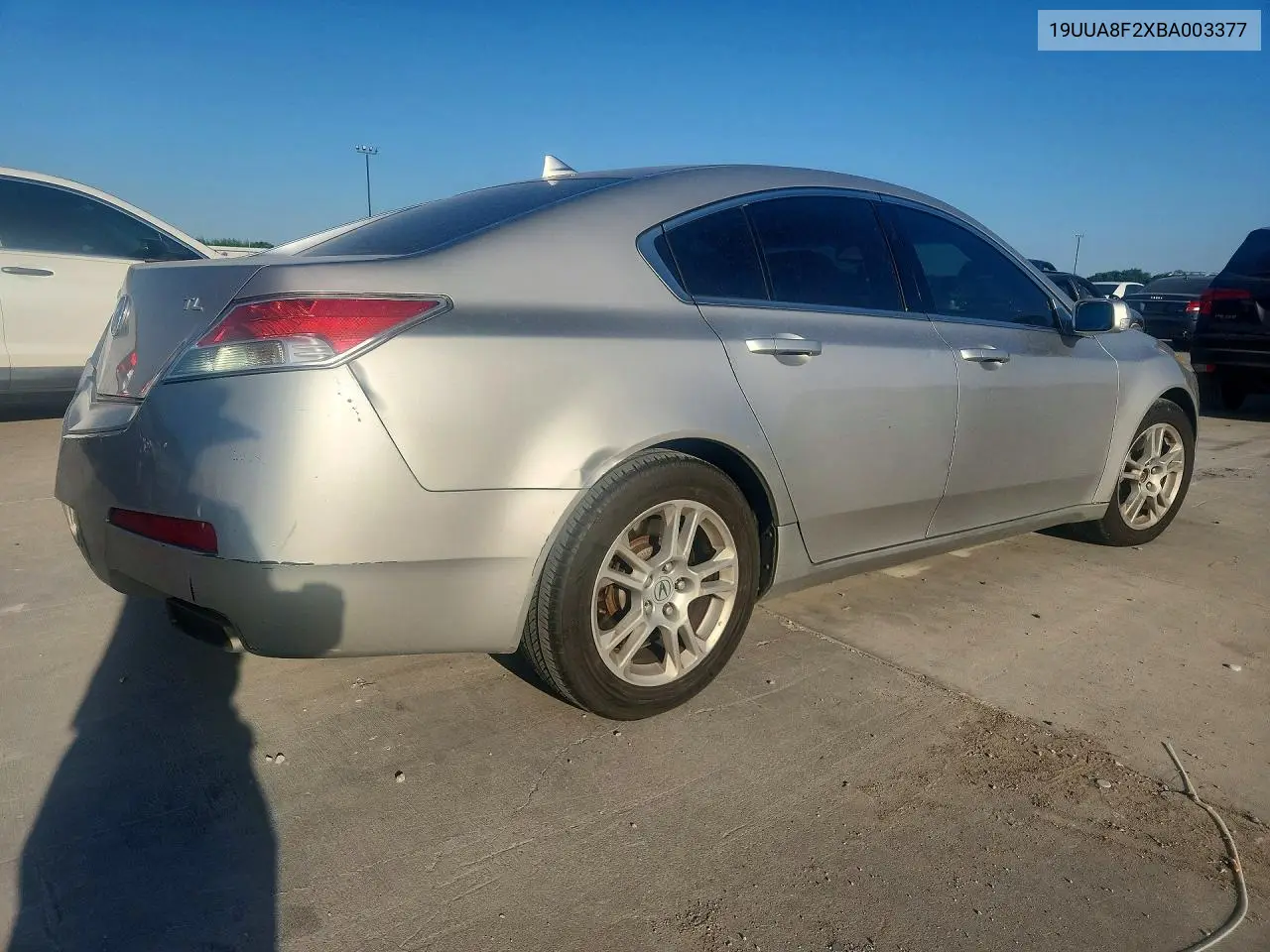 2011 Acura Tl VIN: 19UUA8F2XBA003377 Lot: 59861086