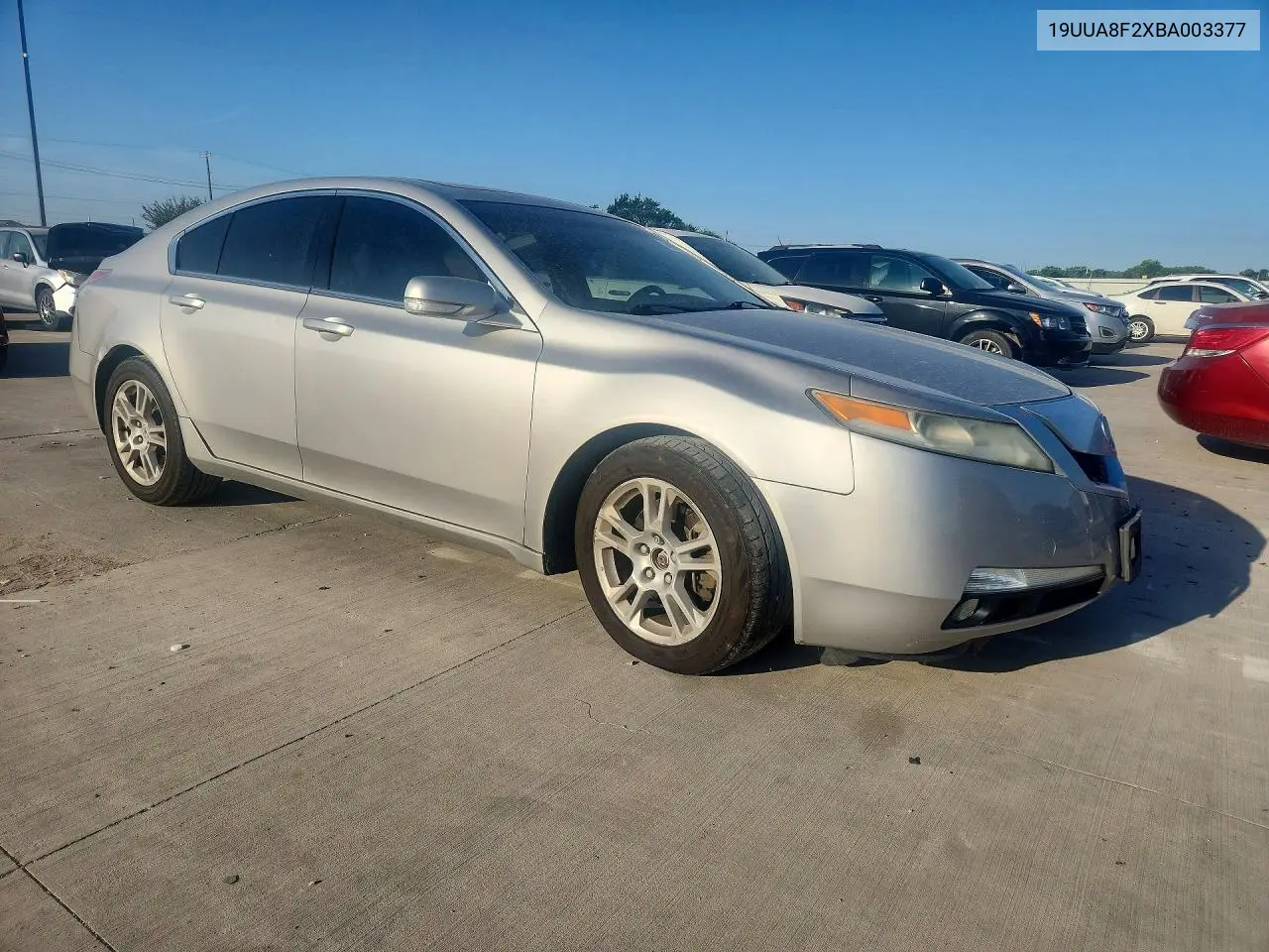 2011 Acura Tl VIN: 19UUA8F2XBA003377 Lot: 59861086