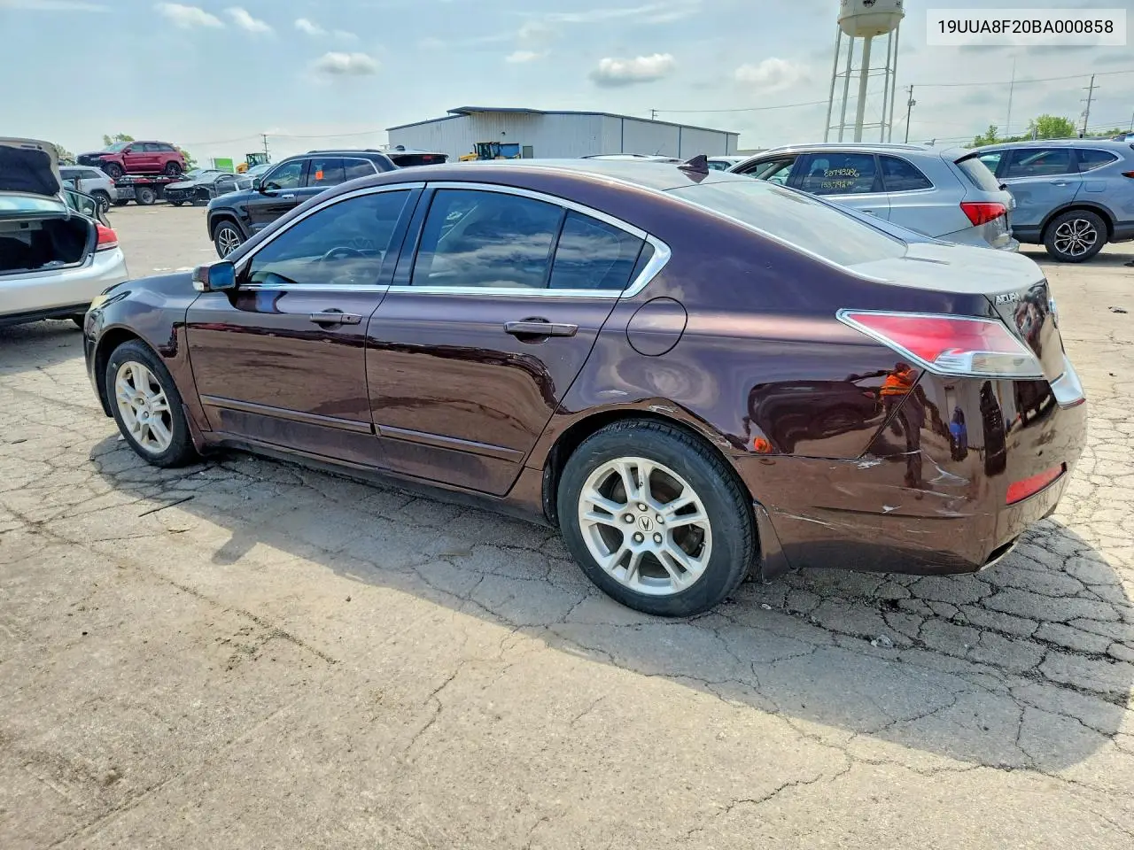 2011 Acura Tl VIN: 19UUA8F20BA000858 Lot: 60455826