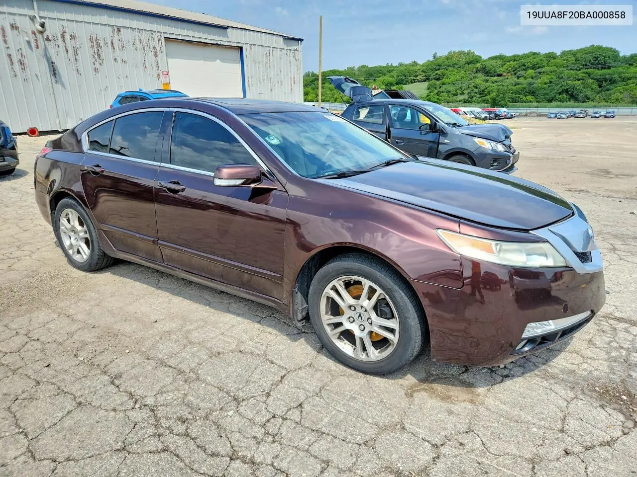 2011 Acura Tl VIN: 19UUA8F20BA000858 Lot: 60455826