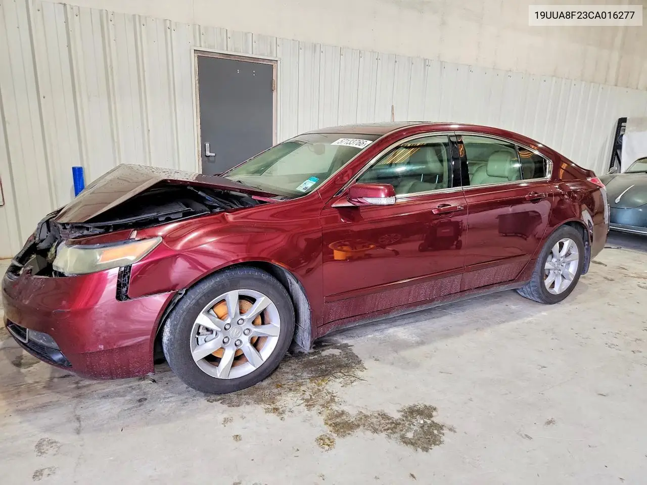 2012 Acura Tl VIN: 19UUA8F23CA016277 Lot: 57133766