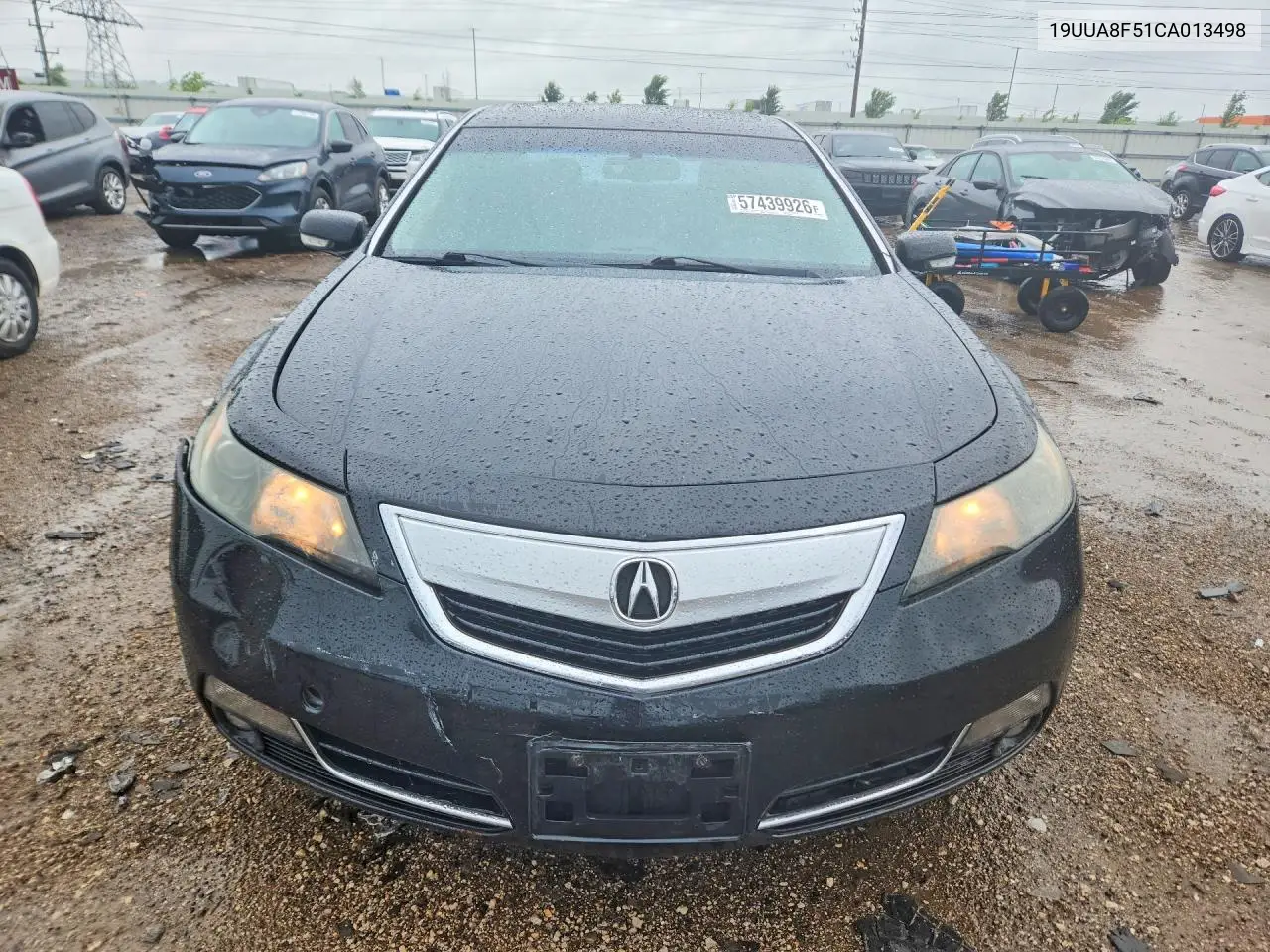 2012 Acura Tl VIN: 19UUA8F51CA013498 Lot: 57439926