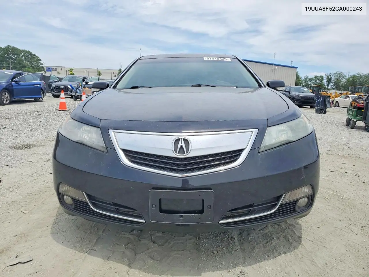 2012 Acura Tl VIN: 19UUA8F52CA000243 Lot: 57518406