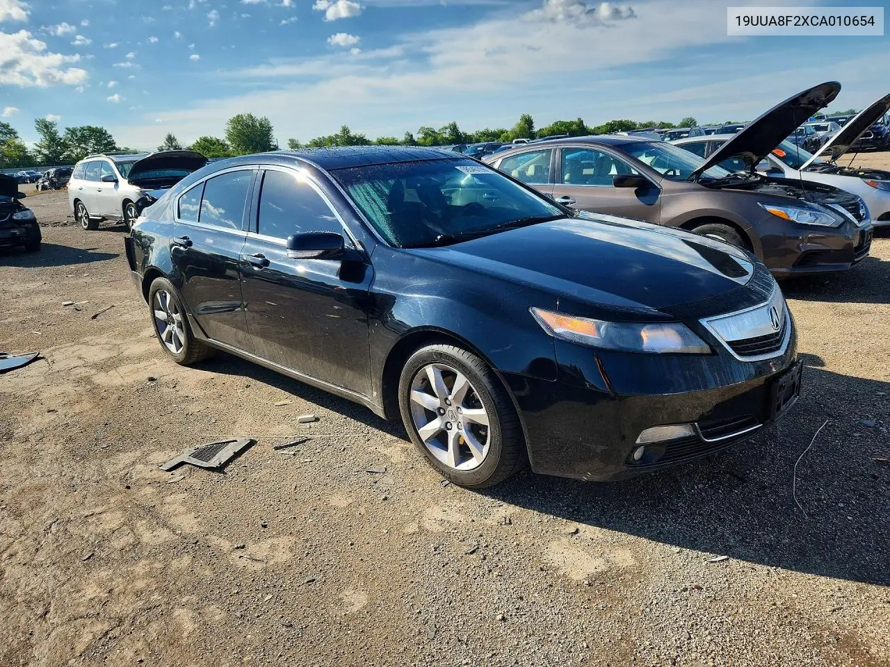 2012 Acura Tl VIN: 19UUA8F2XCA010654 Lot: 58545796