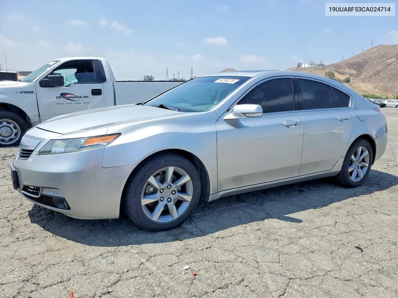 2012 Acura Tl VIN: 19UUA8F53CA024714 Lot: 59299276