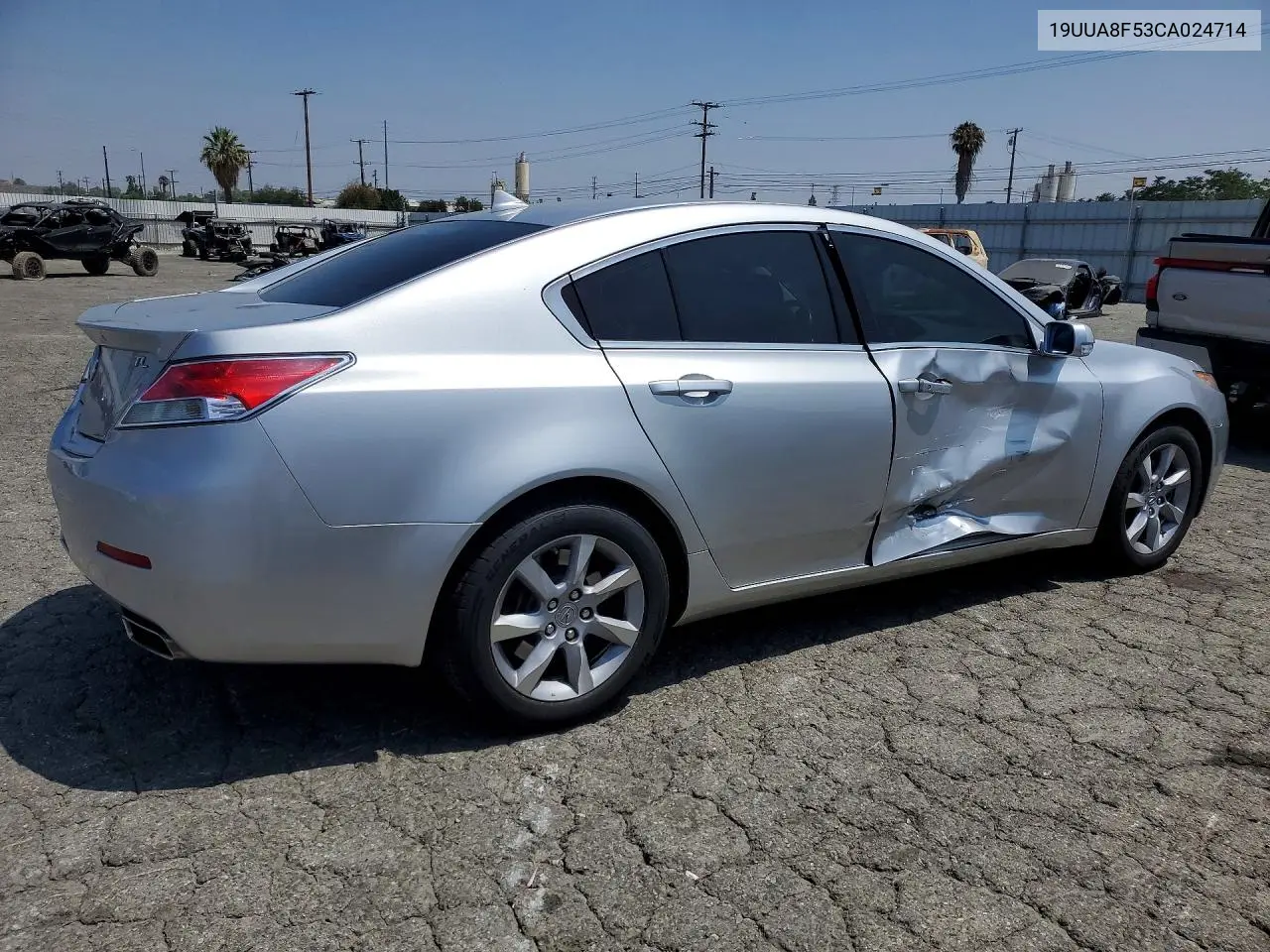 2012 Acura Tl VIN: 19UUA8F53CA024714 Lot: 59299276