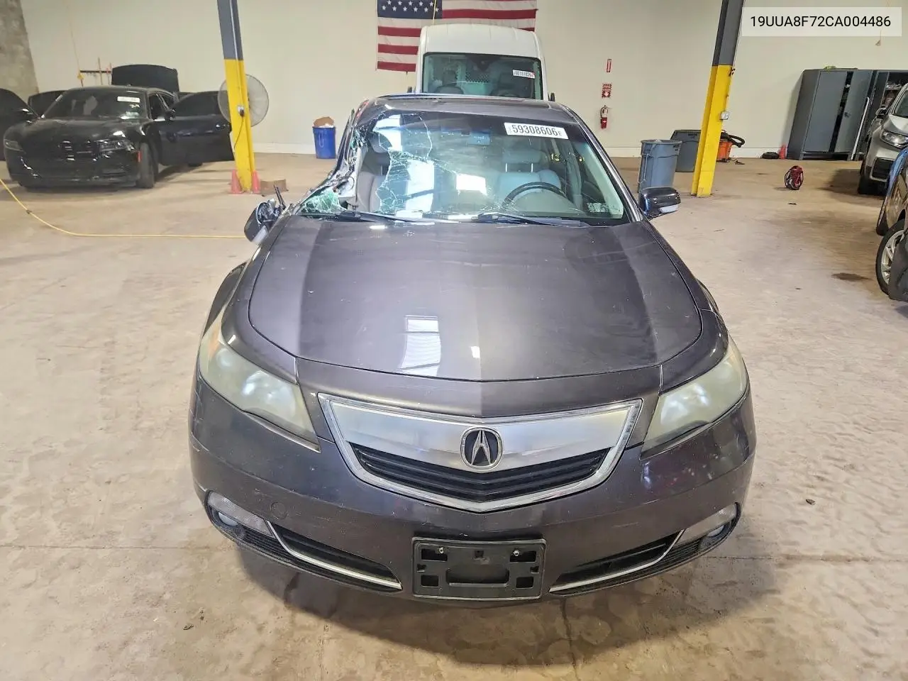 2012 Acura Tl VIN: 19UUA8F72CA004486 Lot: 59308606