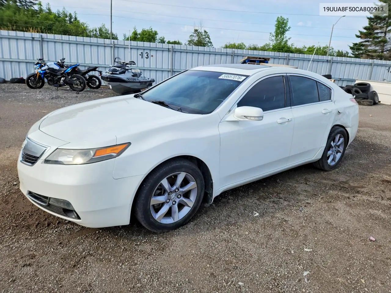 2012 Acura Tl VIN: 19UUA8F50CA800913 Lot: 59657076