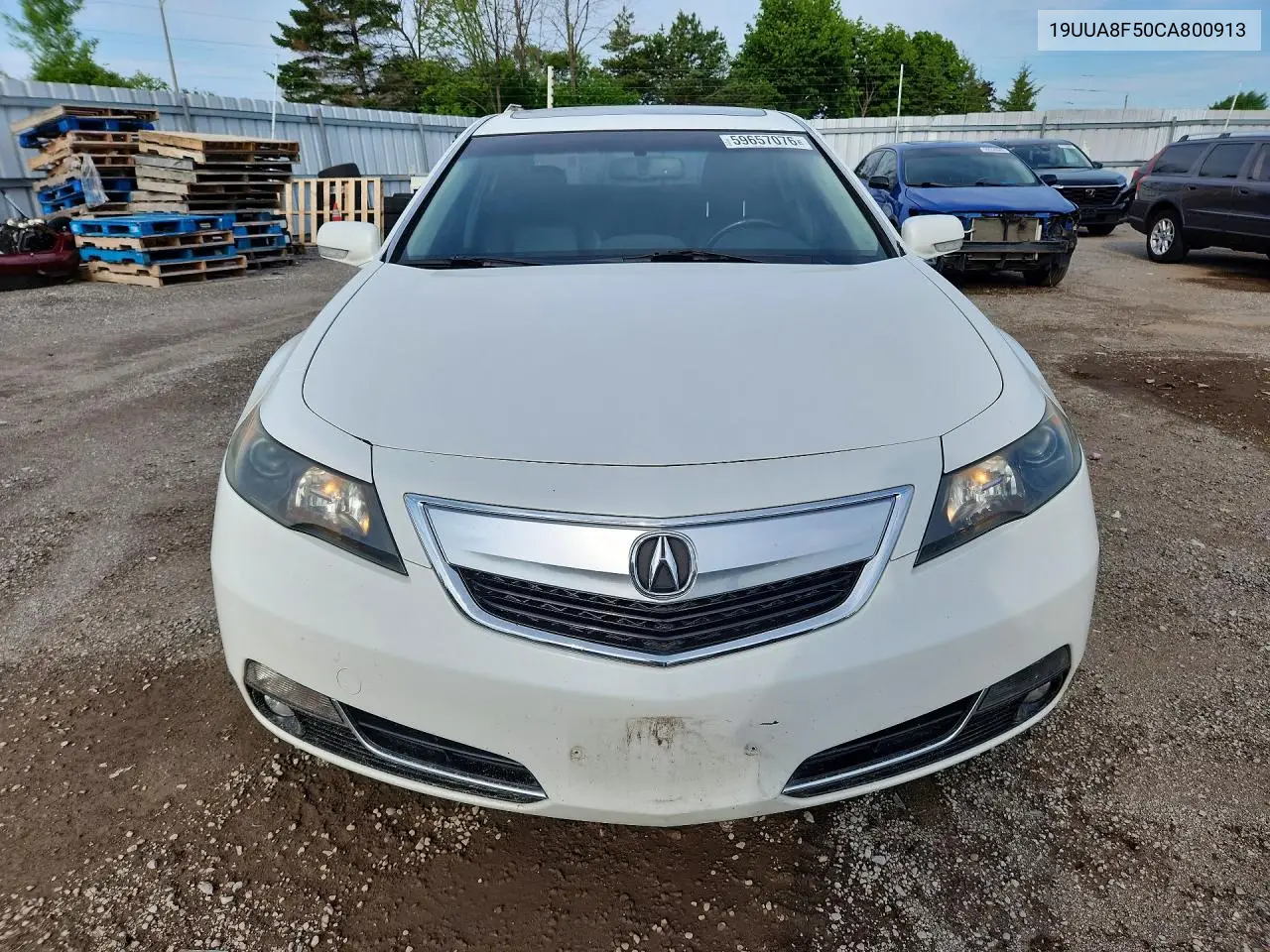 2012 Acura Tl VIN: 19UUA8F50CA800913 Lot: 59657076