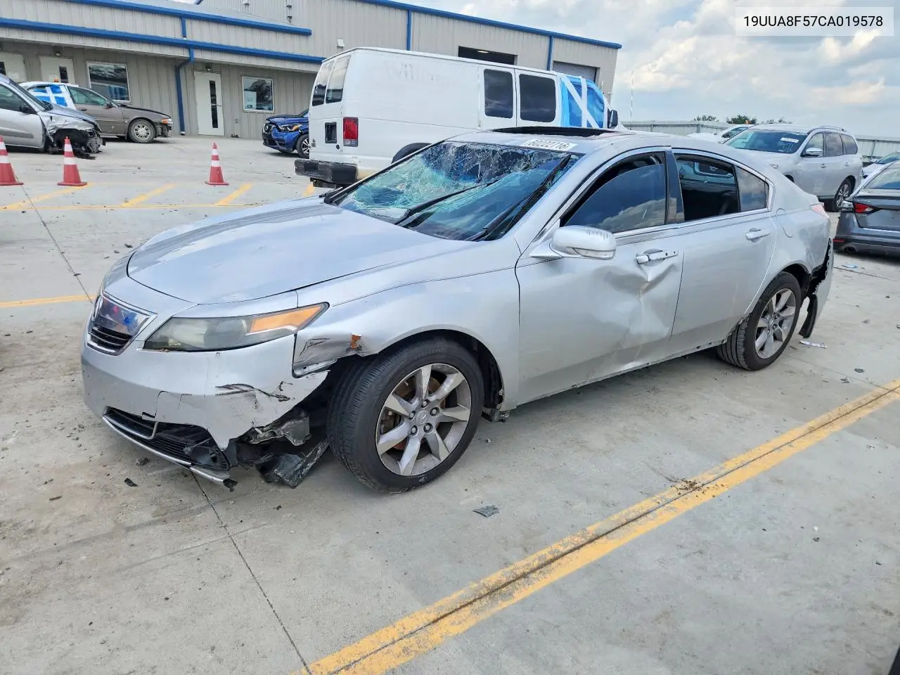 2012 Acura Tl VIN: 19UUA8F57CA019578 Lot: 60222716