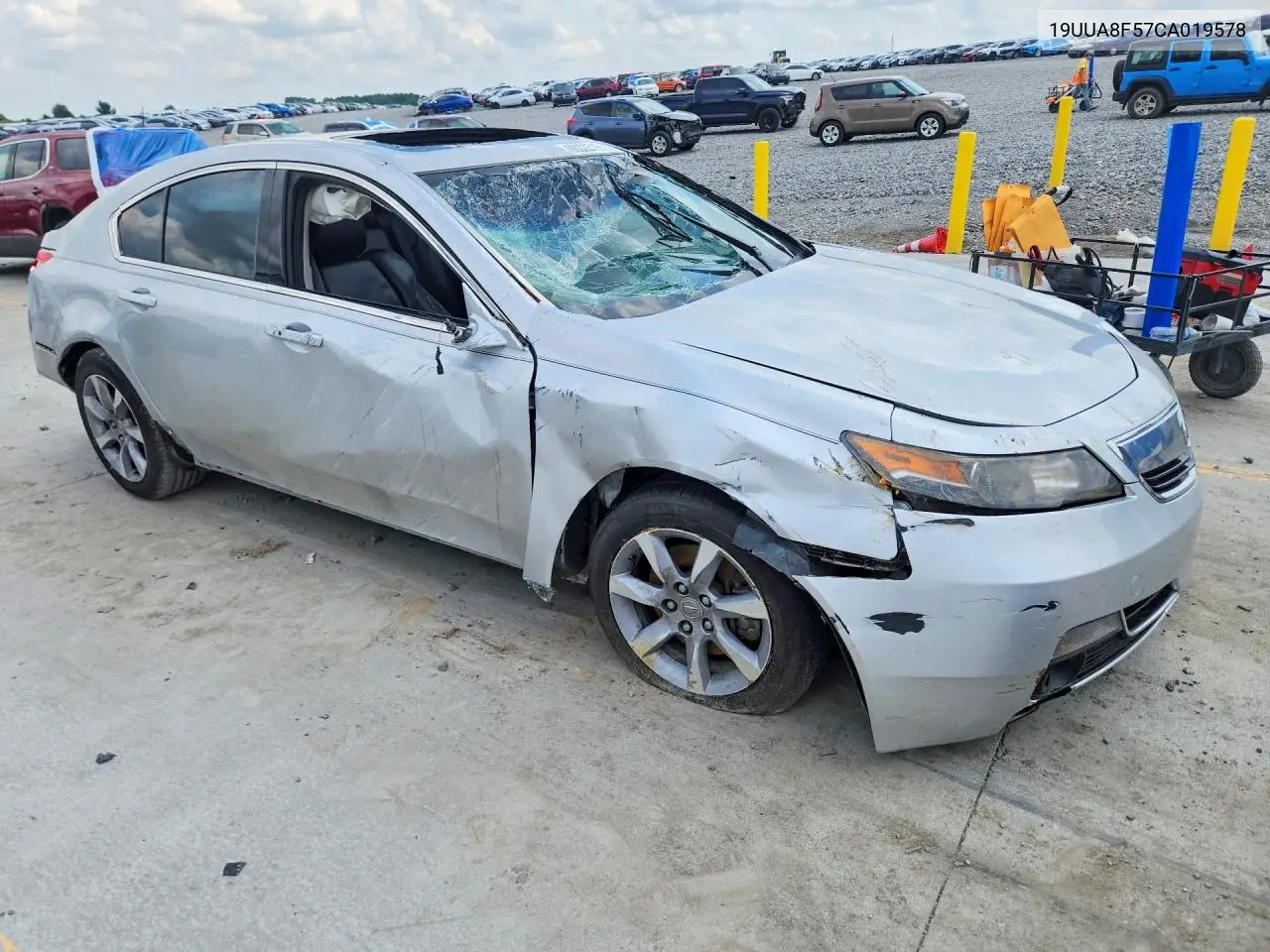 2012 Acura Tl VIN: 19UUA8F57CA019578 Lot: 60222716