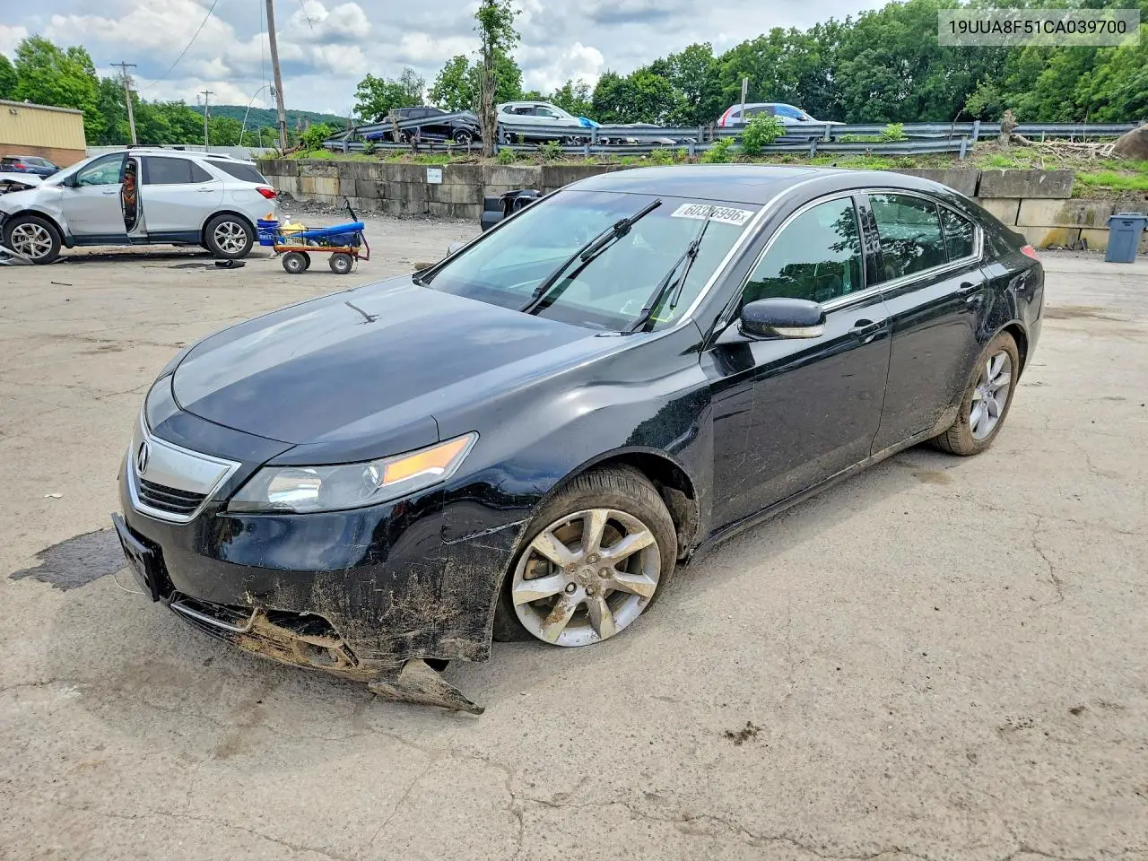 2012 Acura Tl VIN: 19UUA8F51CA039700 Lot: 60326996