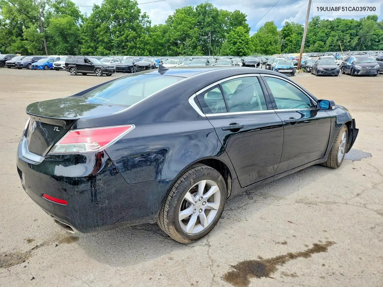 2012 Acura Tl VIN: 19UUA8F51CA039700 Lot: 60326996
