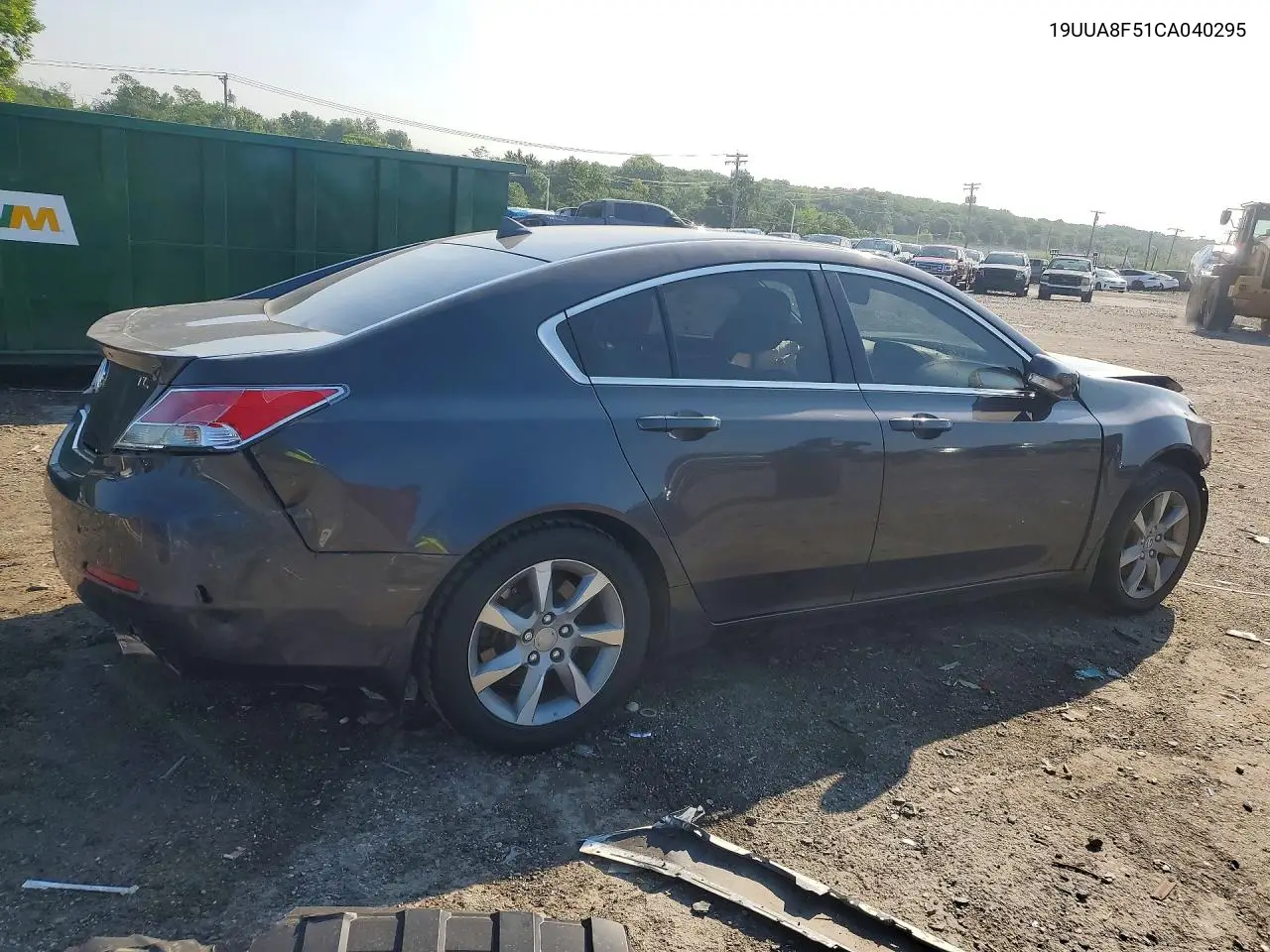 2012 Acura Tl VIN: 19UUA8F51CA040295 Lot: 60671706