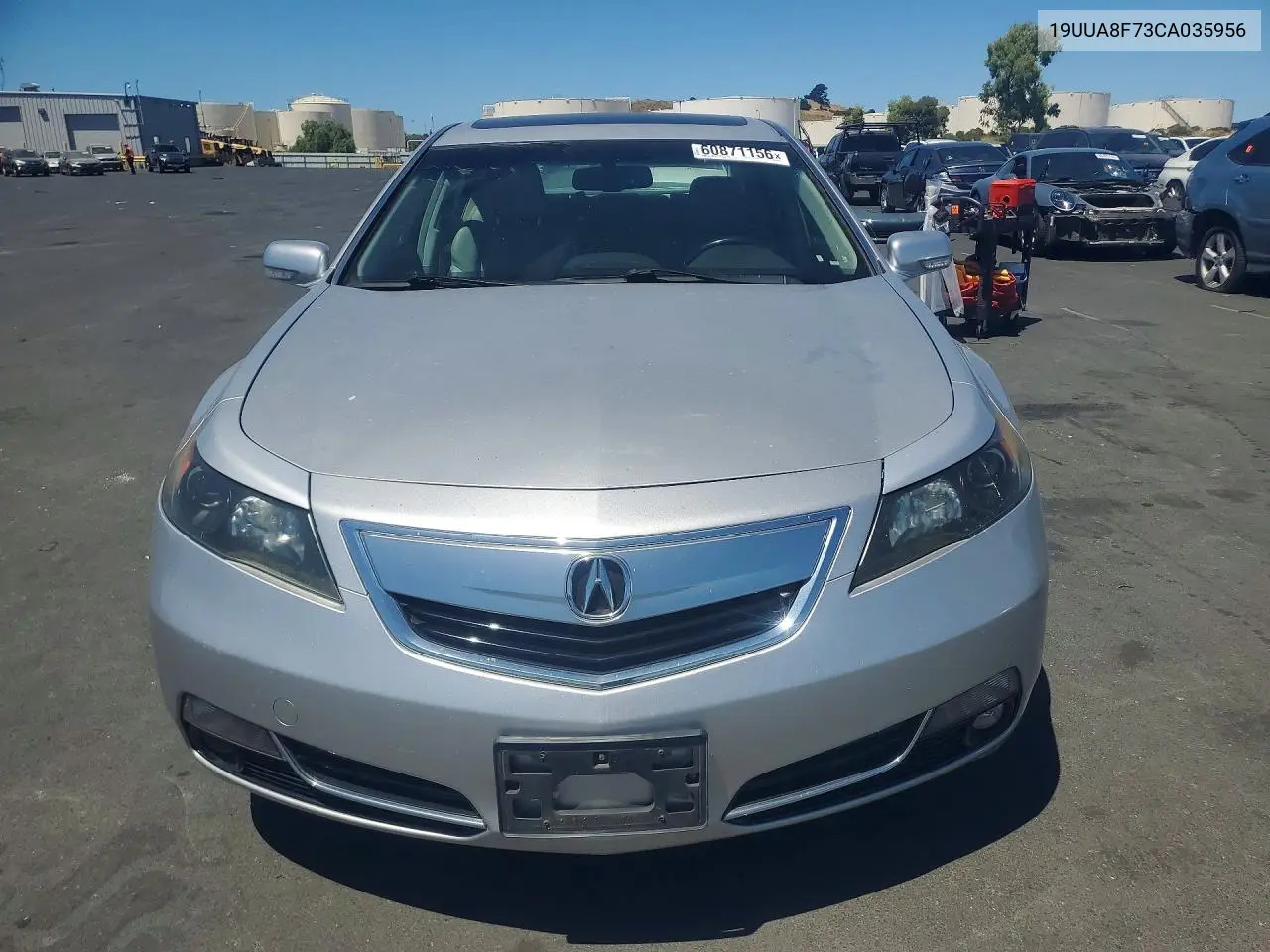 2012 Acura Tl VIN: 19UUA8F73CA035956 Lot: 60871156