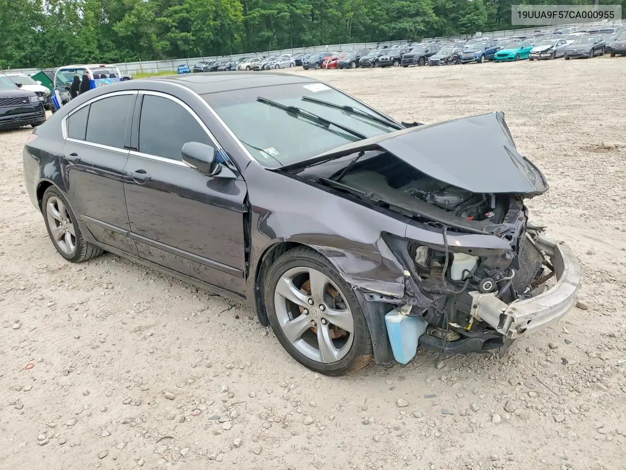 2012 Acura Tl VIN: 19UUA9F57CA000955 Lot: 61027326