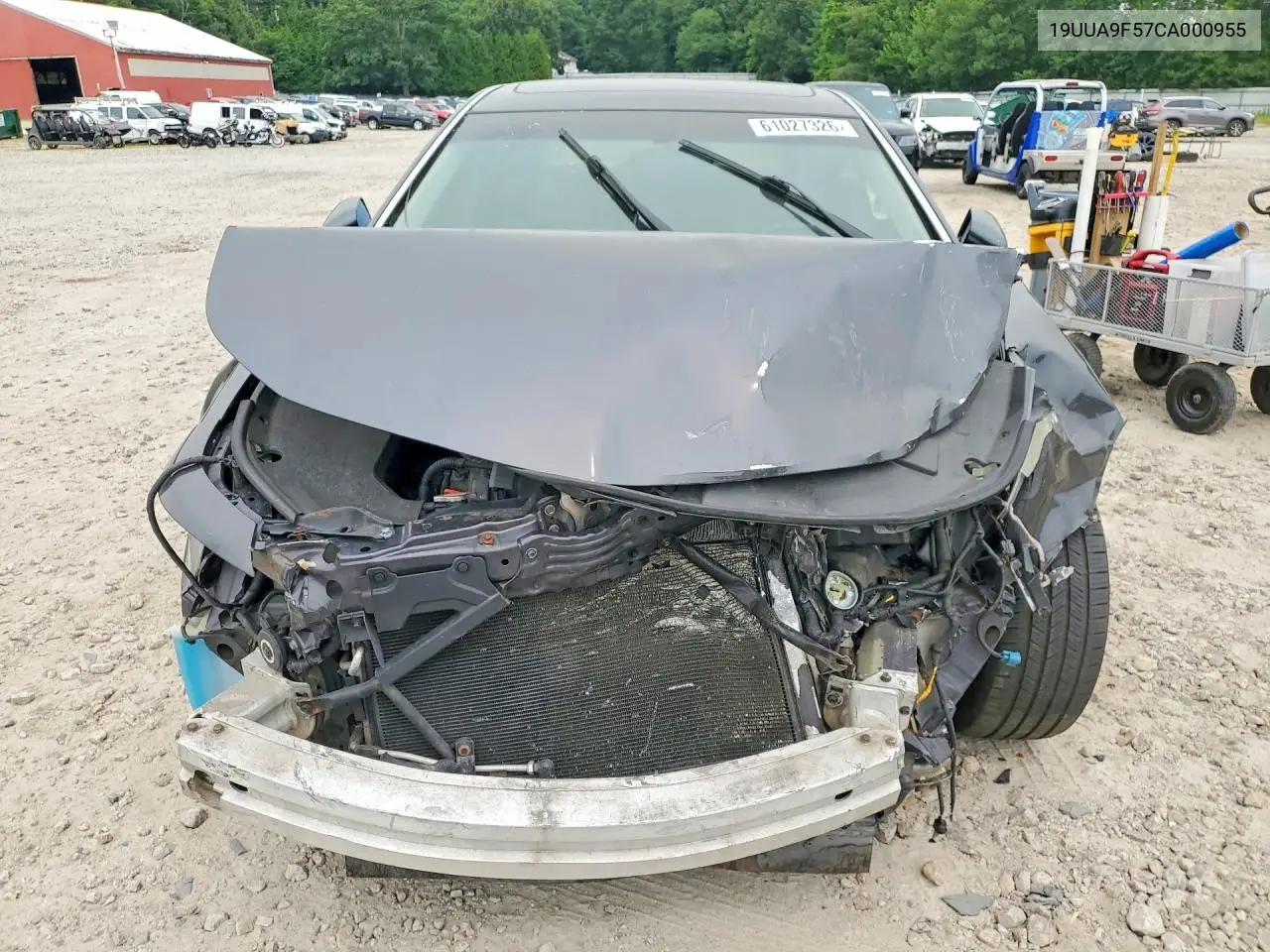 2012 Acura Tl VIN: 19UUA9F57CA000955 Lot: 61027326