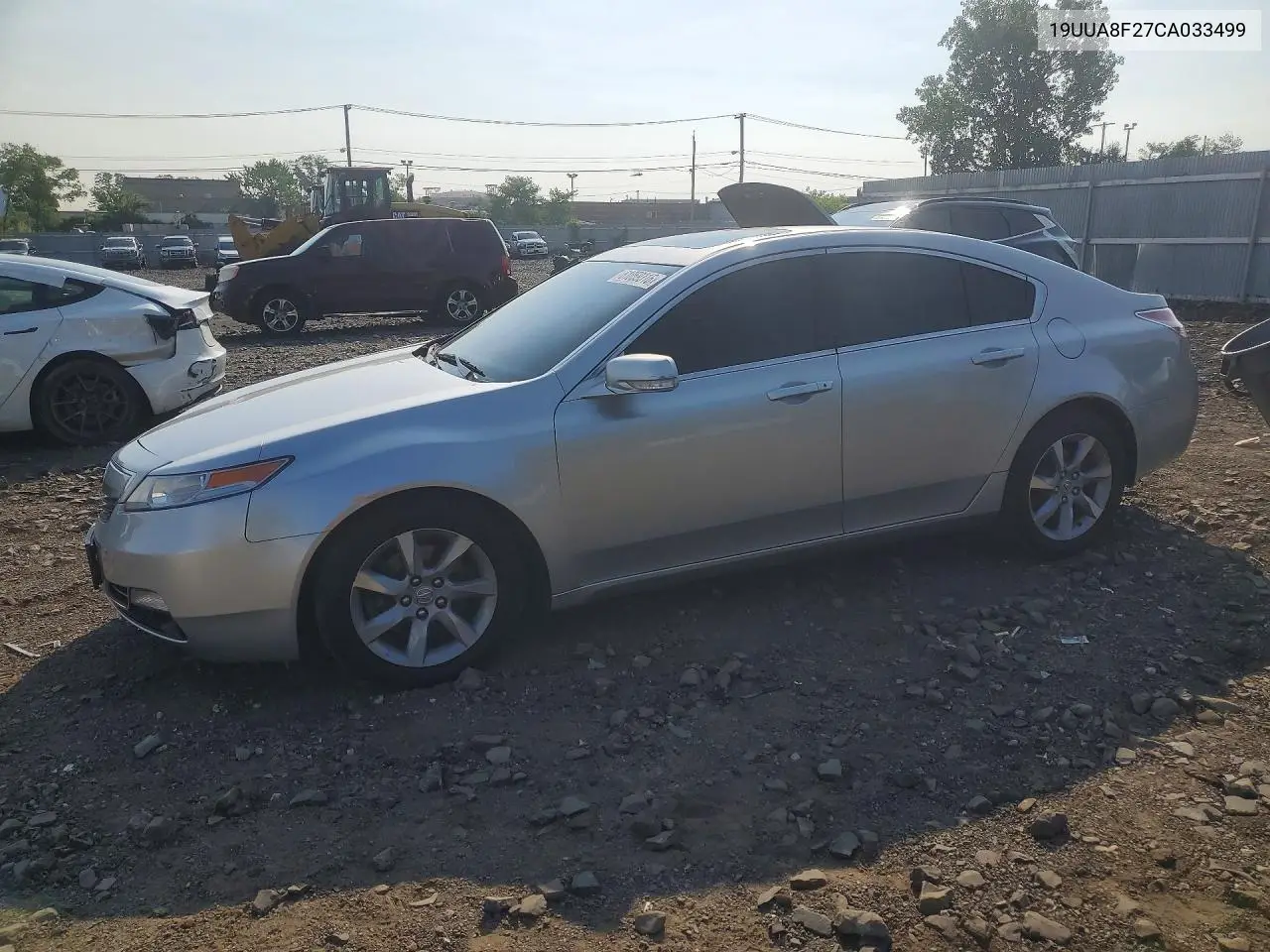 2012 Acura Tl VIN: 19UUA8F27CA033499 Lot: 61059316