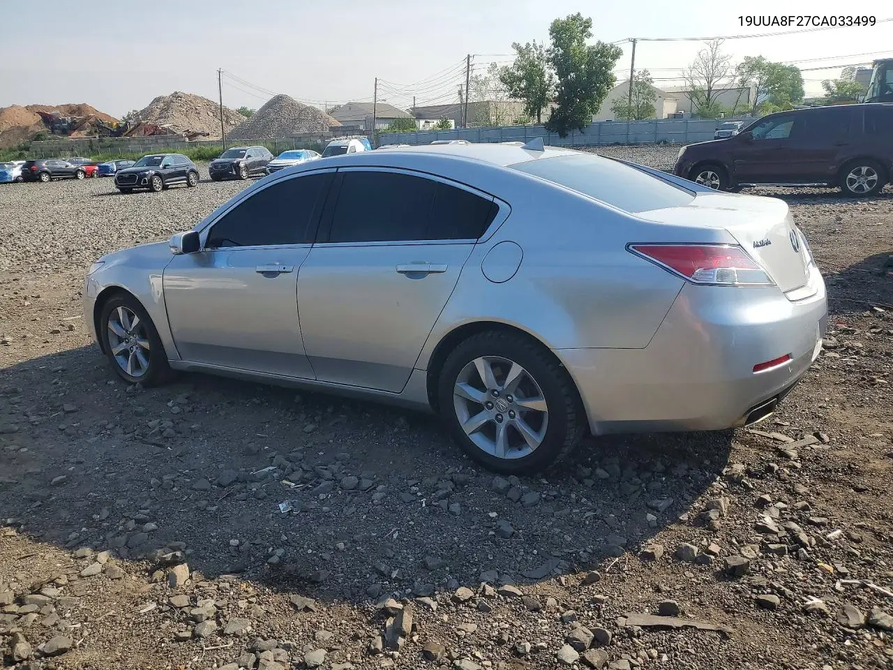 2012 Acura Tl VIN: 19UUA8F27CA033499 Lot: 61059316