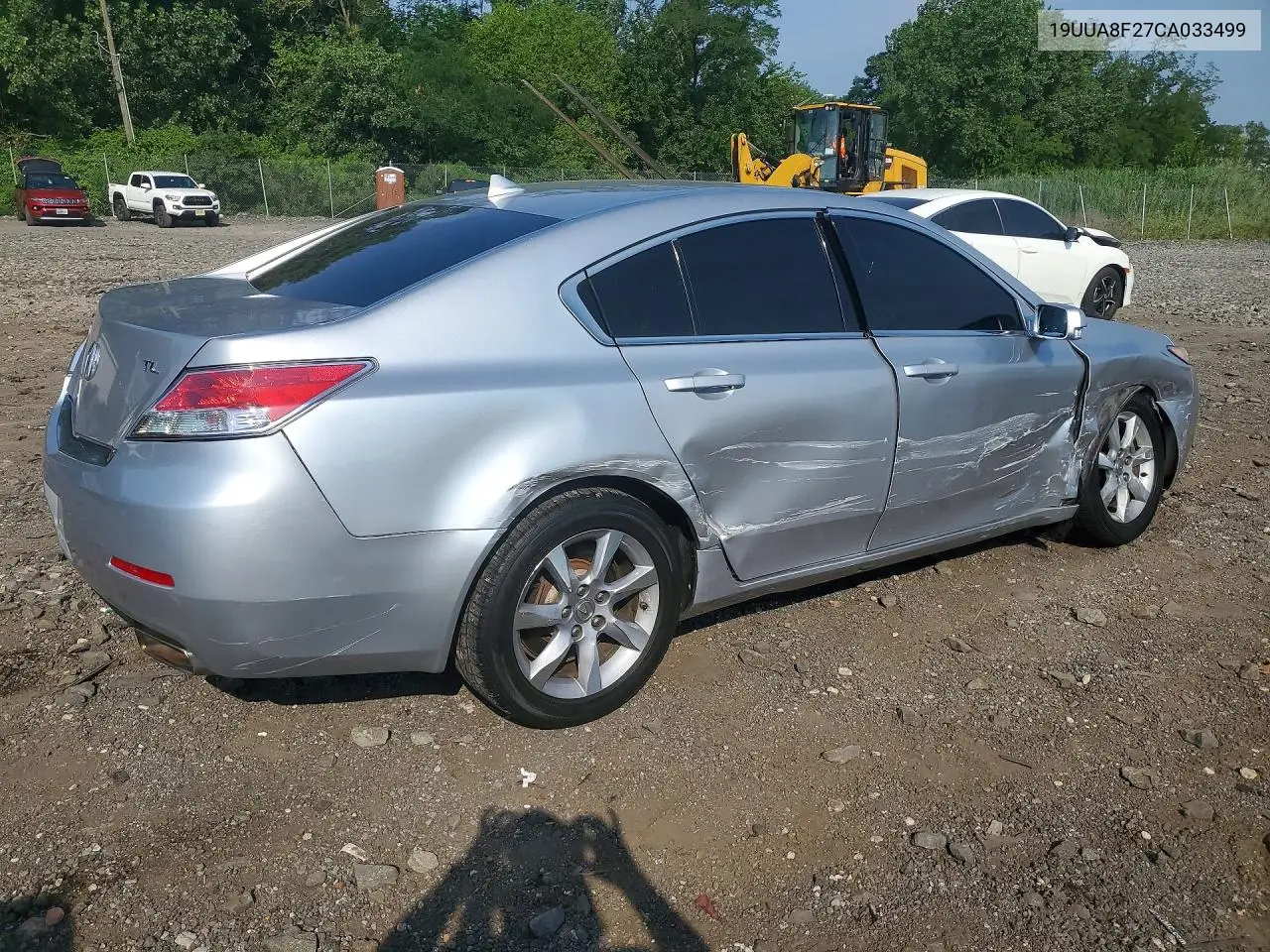 2012 Acura Tl VIN: 19UUA8F27CA033499 Lot: 61059316