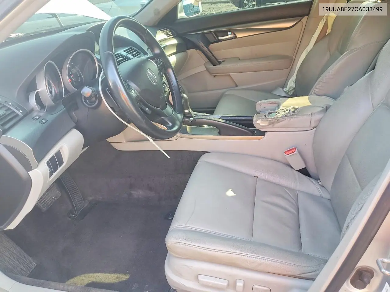 2012 Acura Tl VIN: 19UUA8F27CA033499 Lot: 61059316