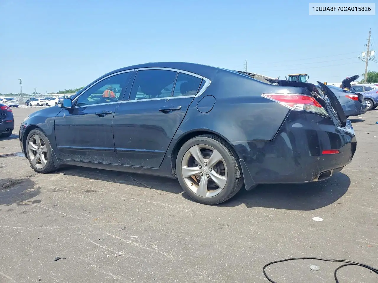 2012 Acura Tl VIN: 19UUA8F70CA015826 Lot: 61704386